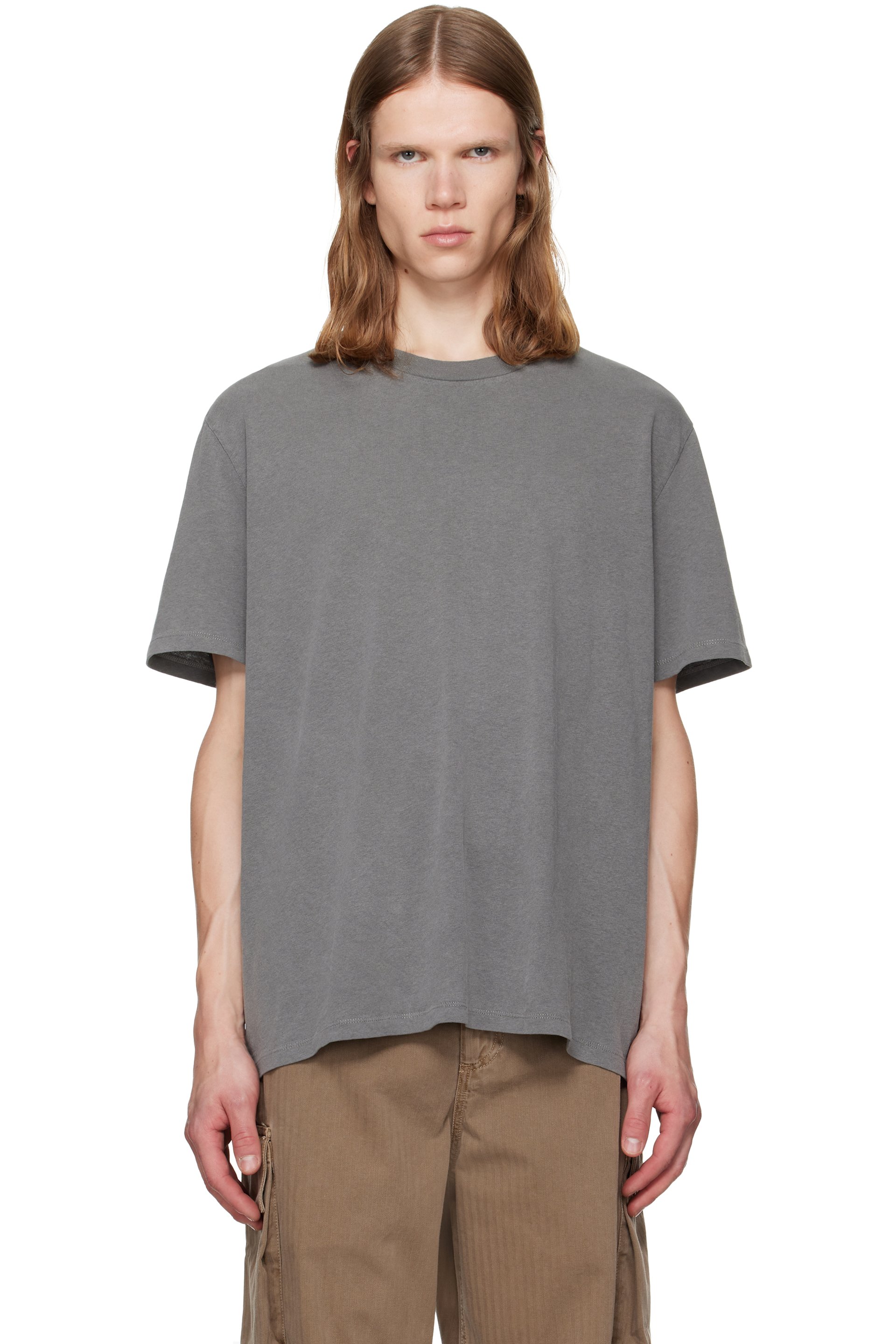 OUR LEGACY - T-shirt droit gris