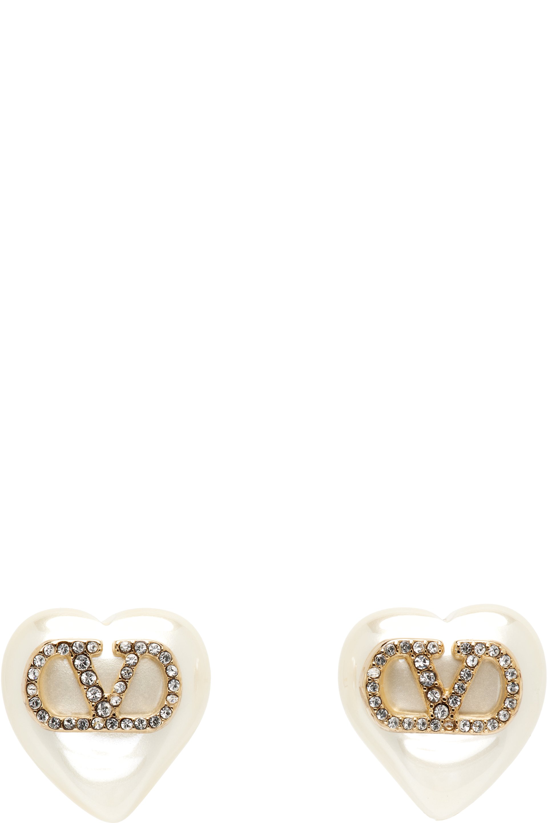 Valentino Garavani - VLogo Signature フェイクパール ピアス