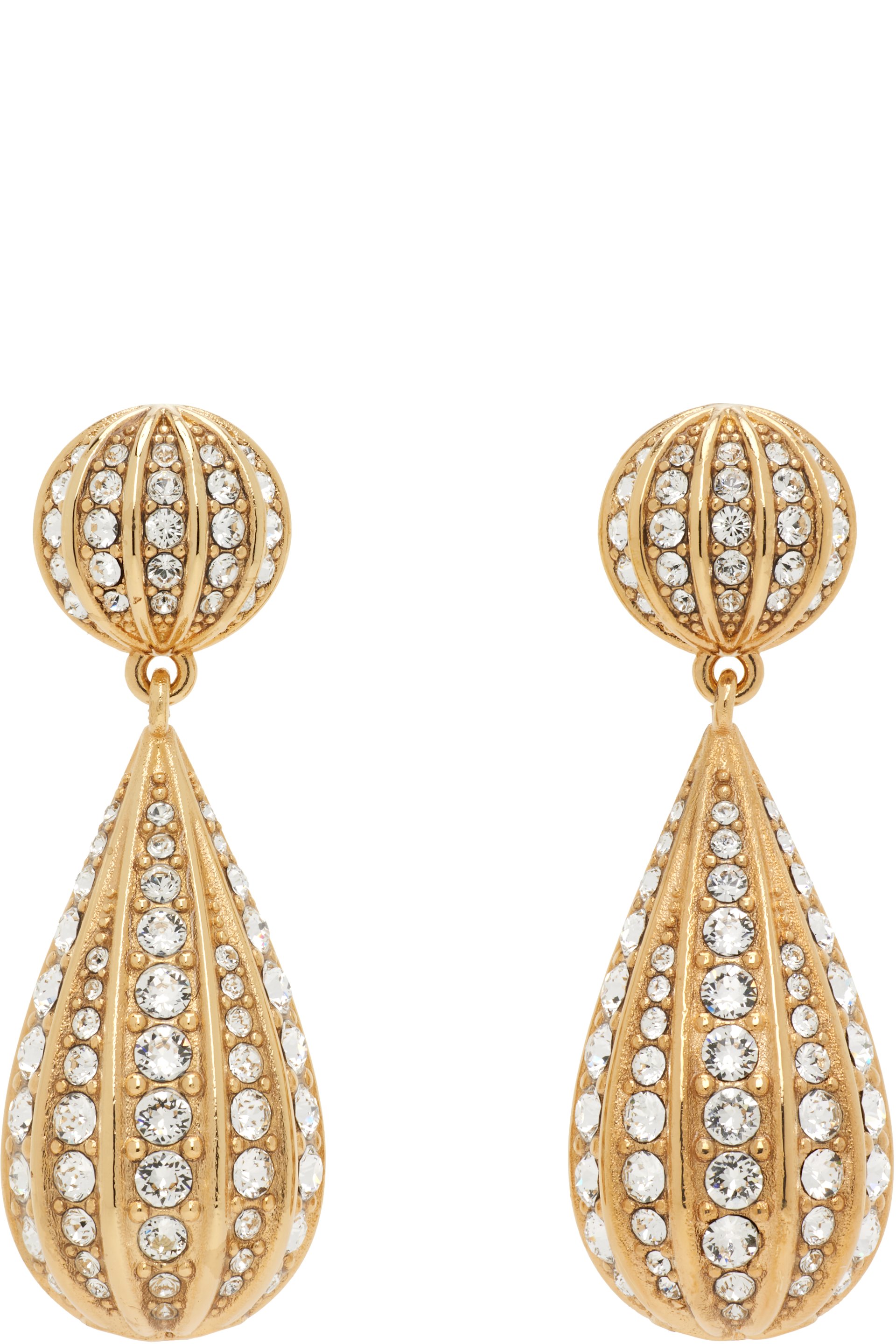 Valentino Garavani - 'Poetiques Des Gouttes' Metal & Swarovski Crystal ピアス