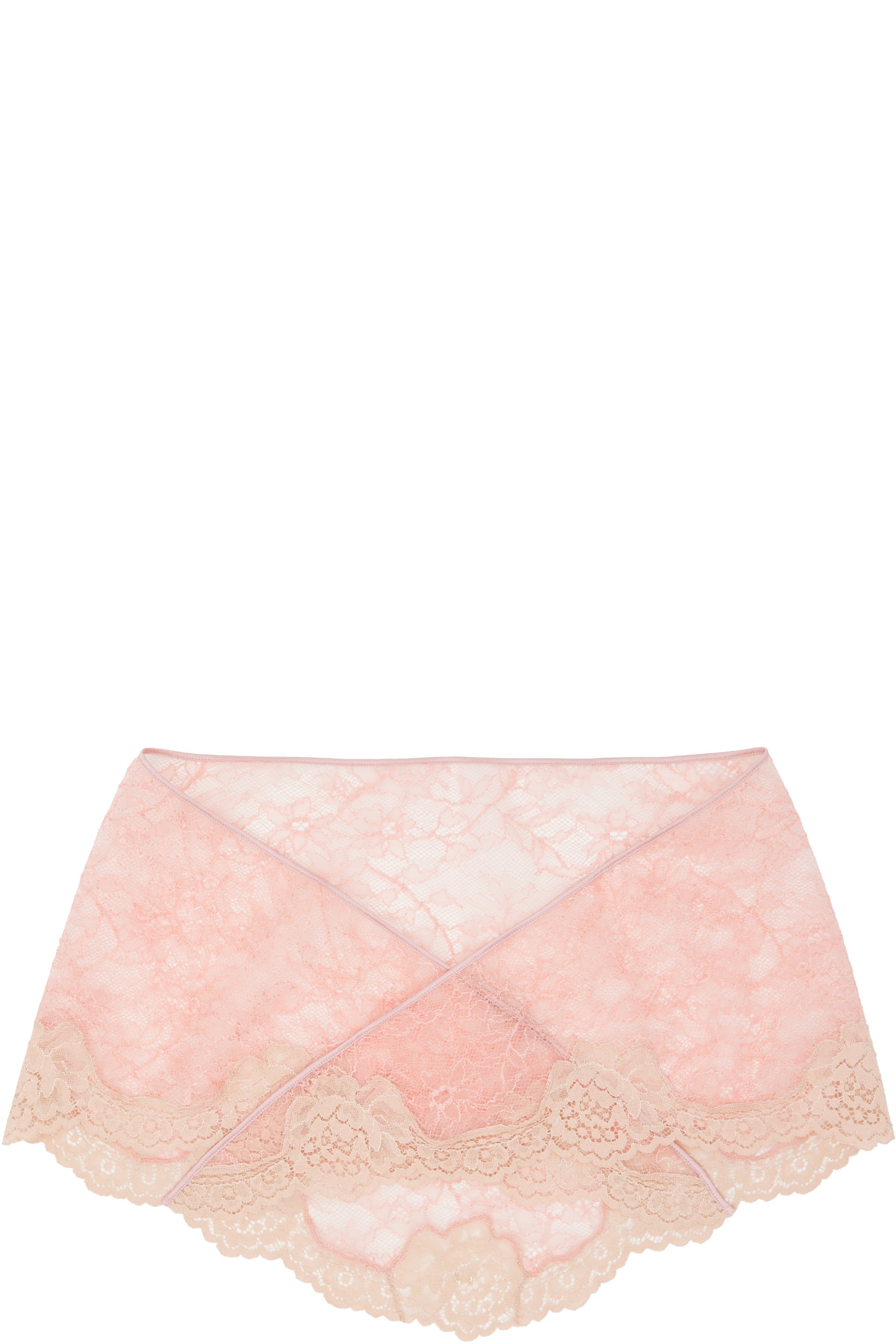 Valentino Garavani - Fichu rose en dentelle