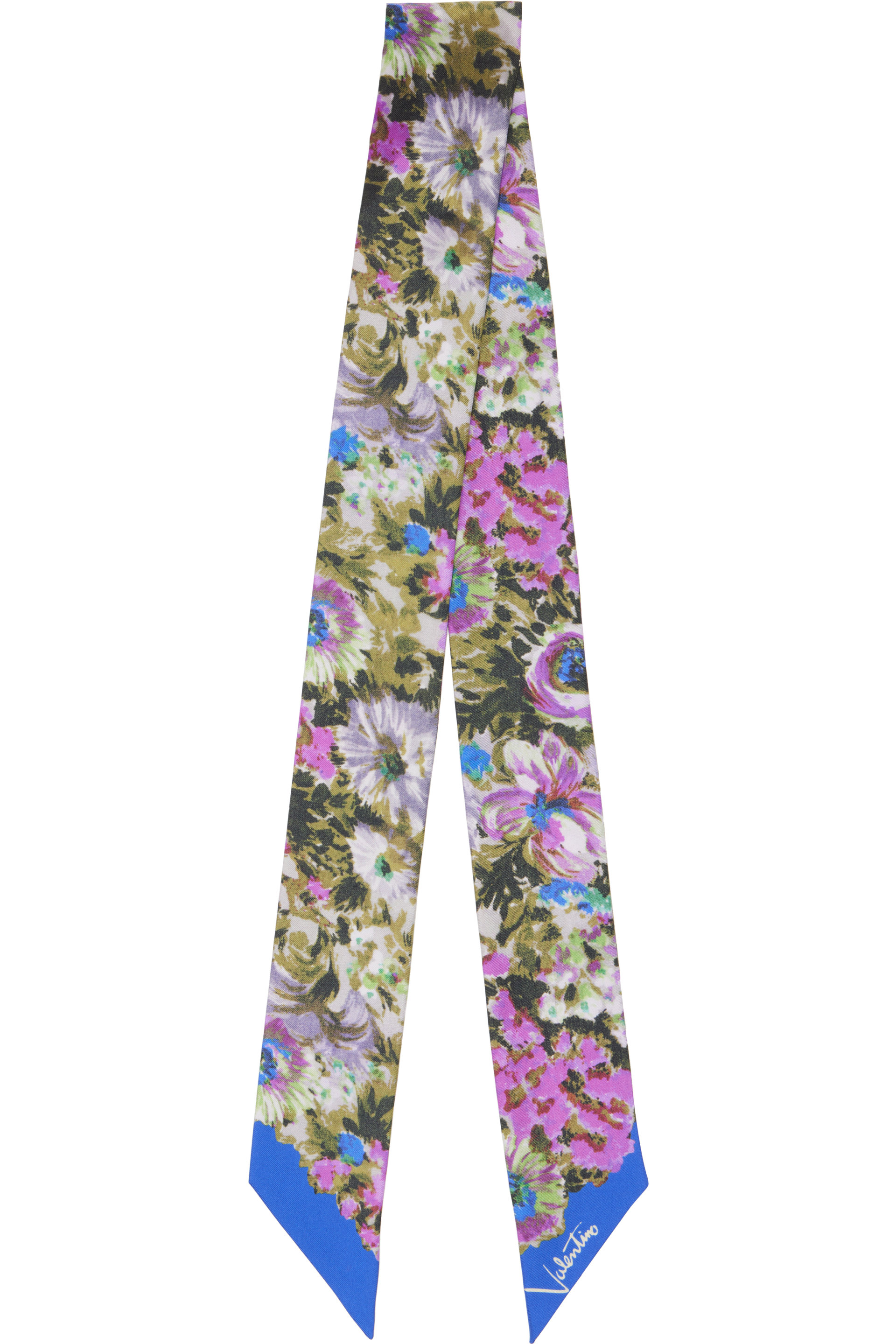 Valentino Garavani - Multicolor Silk Bandeau Scarf