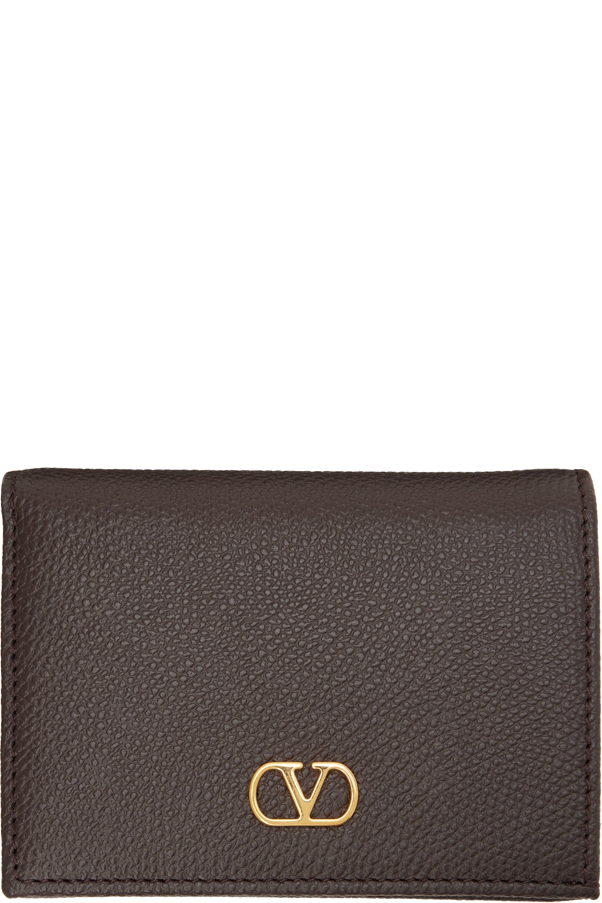 Valentino Garavani - Brown VLogo Signature Wallet