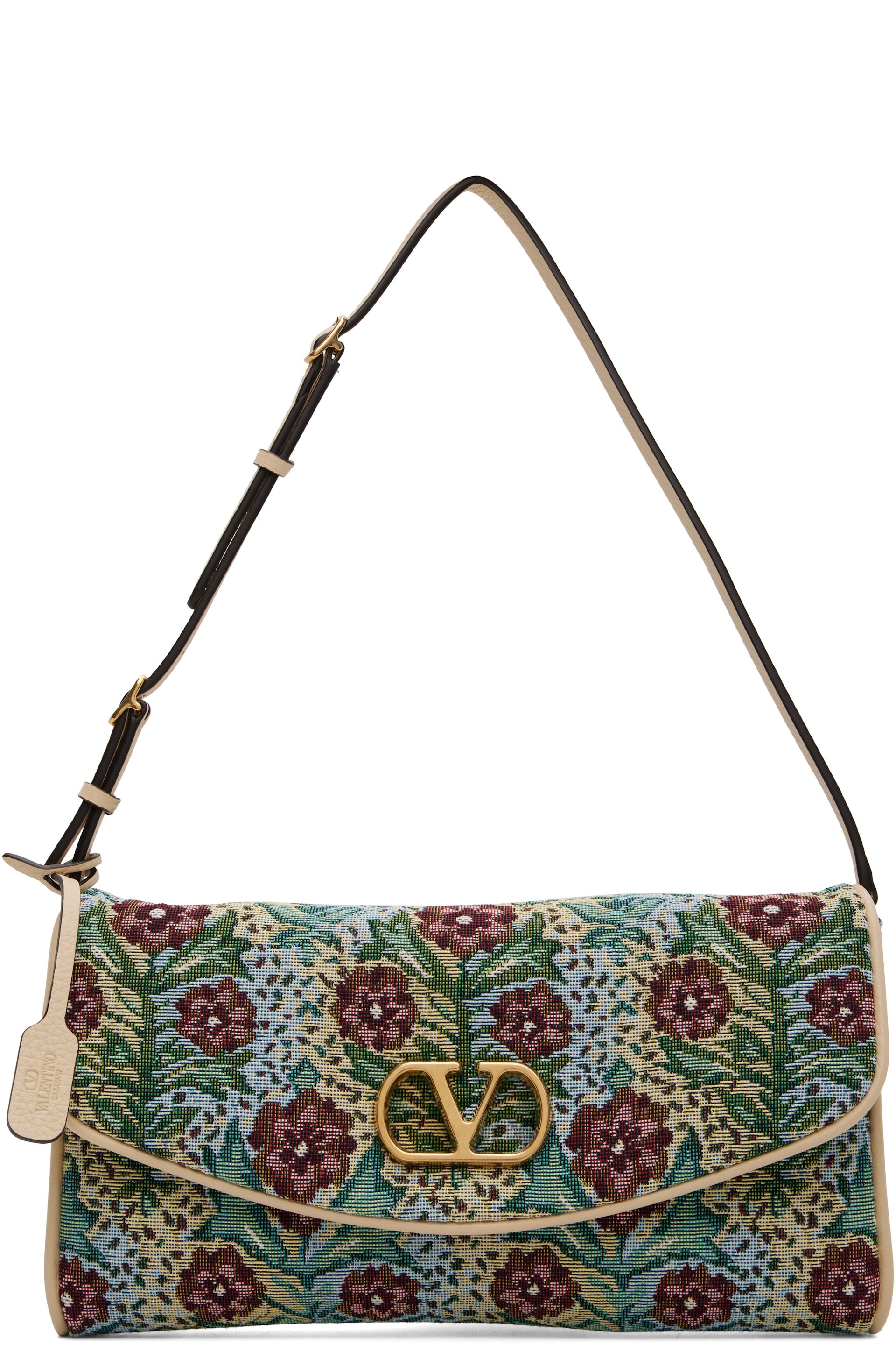 Valentino Garavani - Petit sac porté épaule Devain bleu