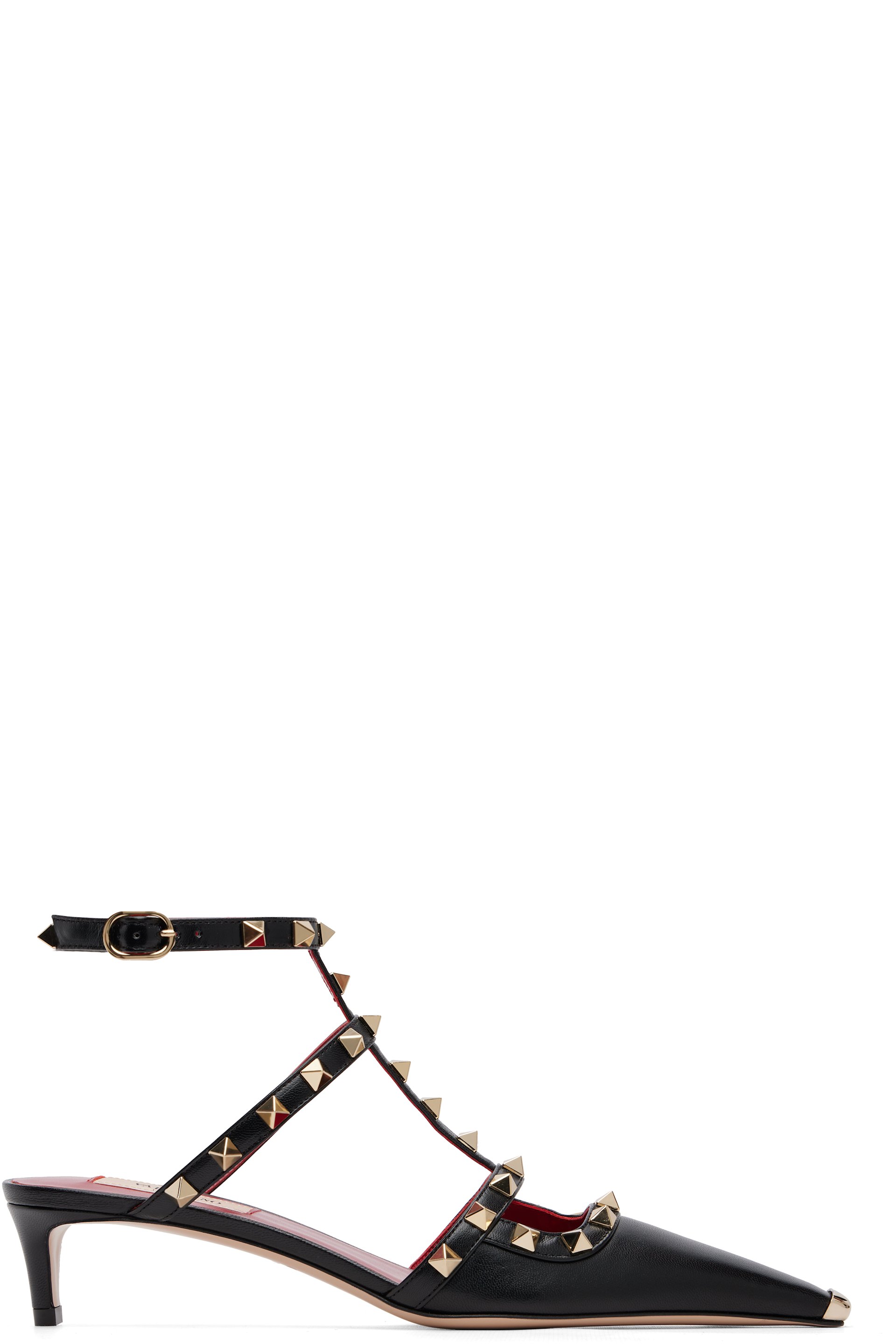 Valentino Garavani - Black Rockstud Court Heels