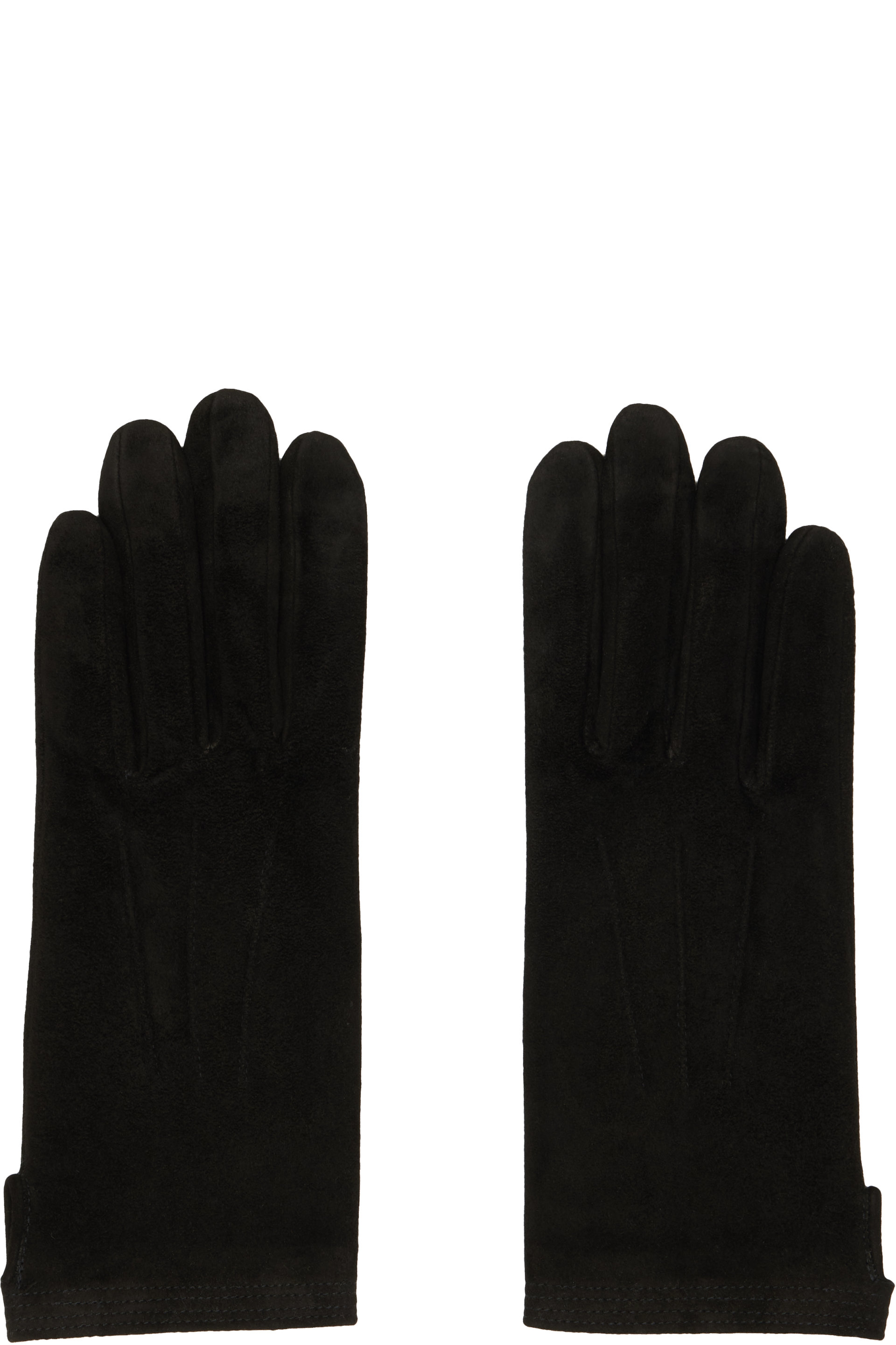 Jean Paul Gaultier - Black Short Leather Suede Gloves