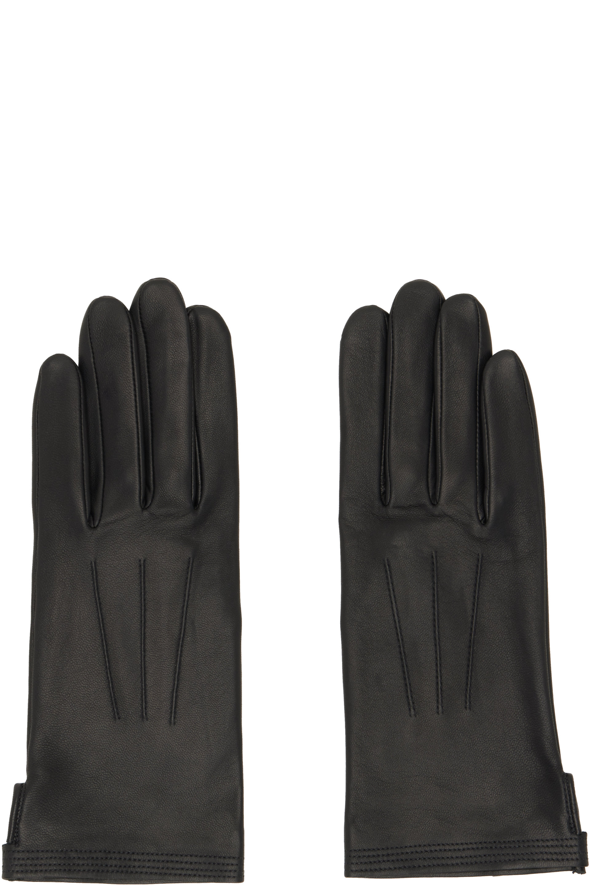 Jean Paul Gaultier - Black Short Leather Gloves