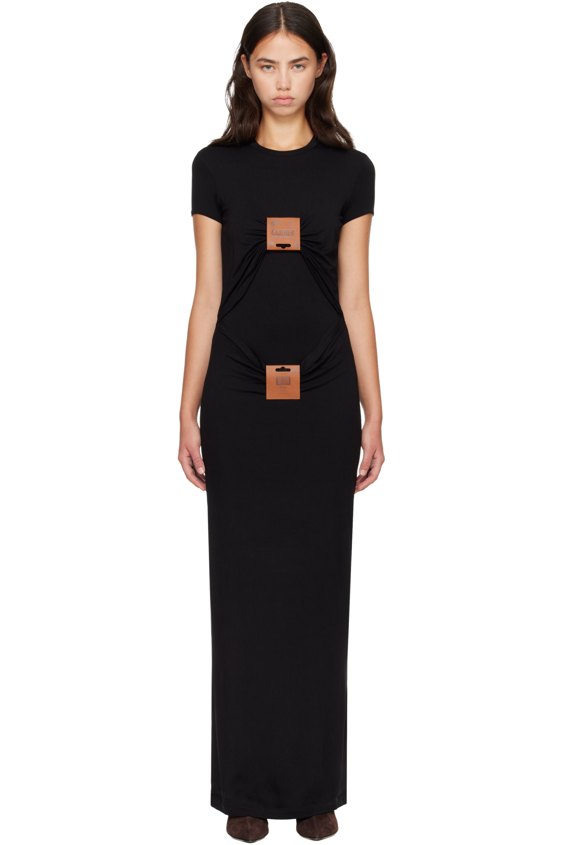 Jean Paul Gaultier - Black 'The Label Long' Maxi Dress