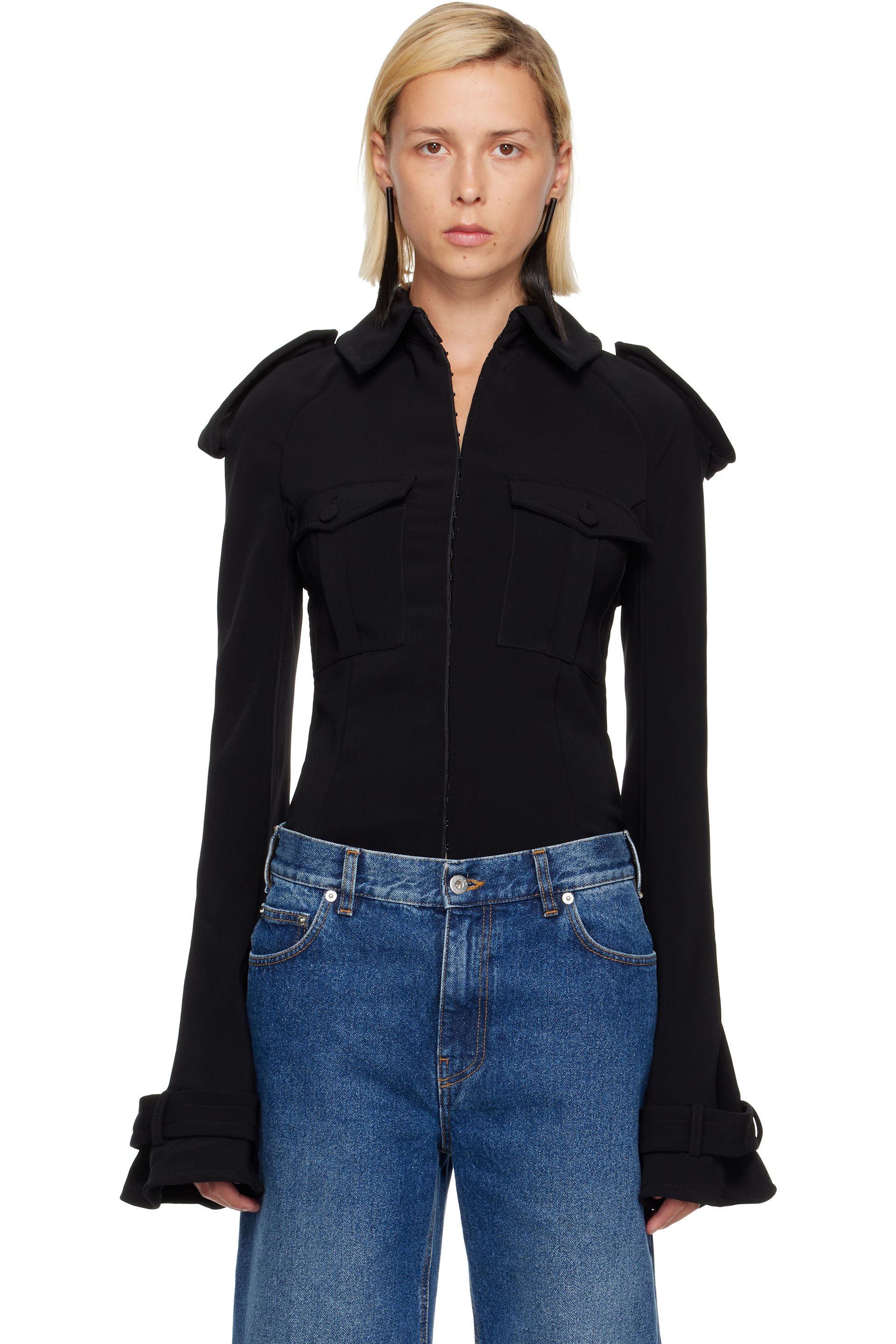 Jean Paul Gaultier - Black 'The Military' Shirt