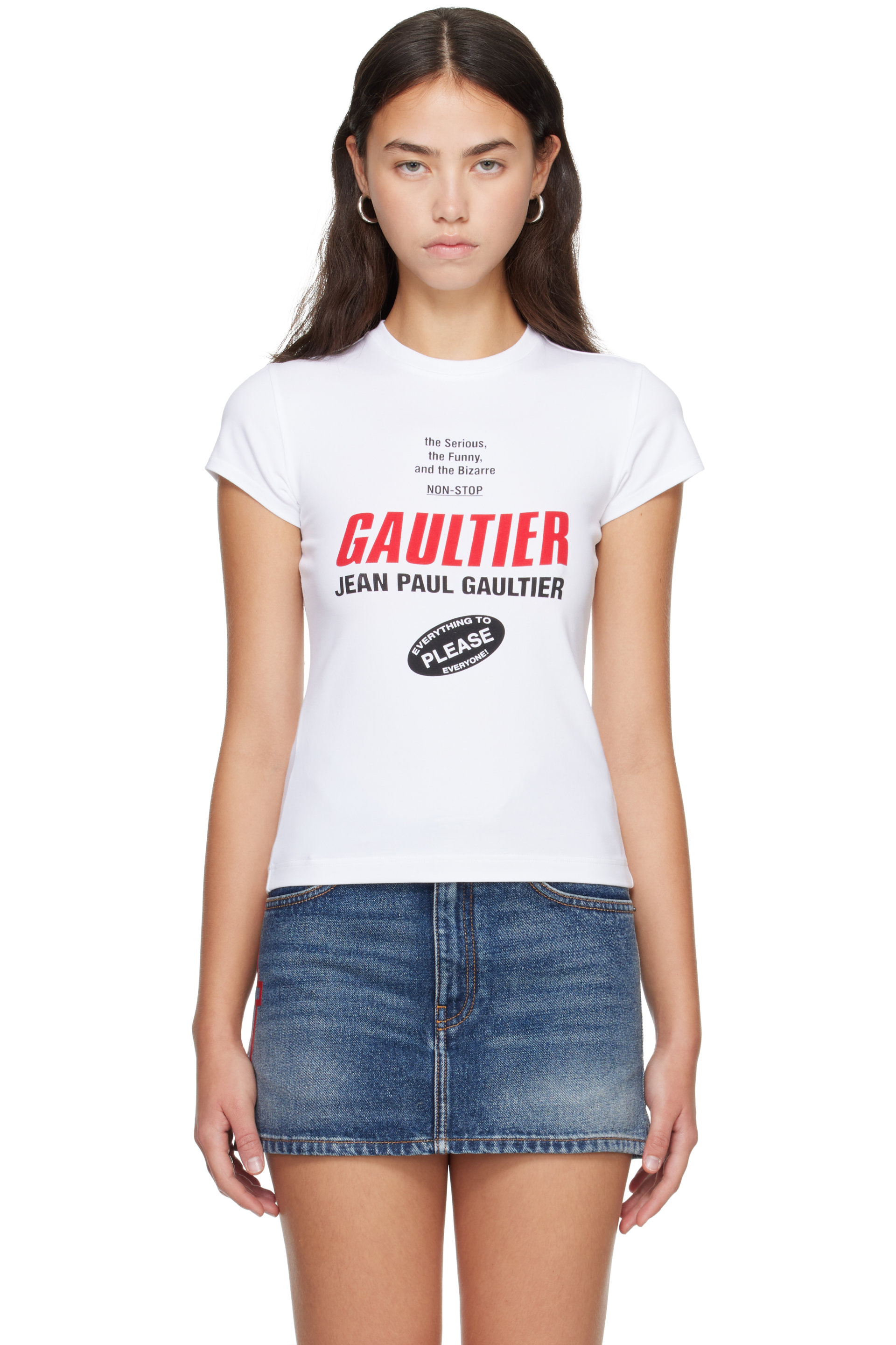 Jean Paul Gaultier - White 'The Gaultier' Baby T-shirt