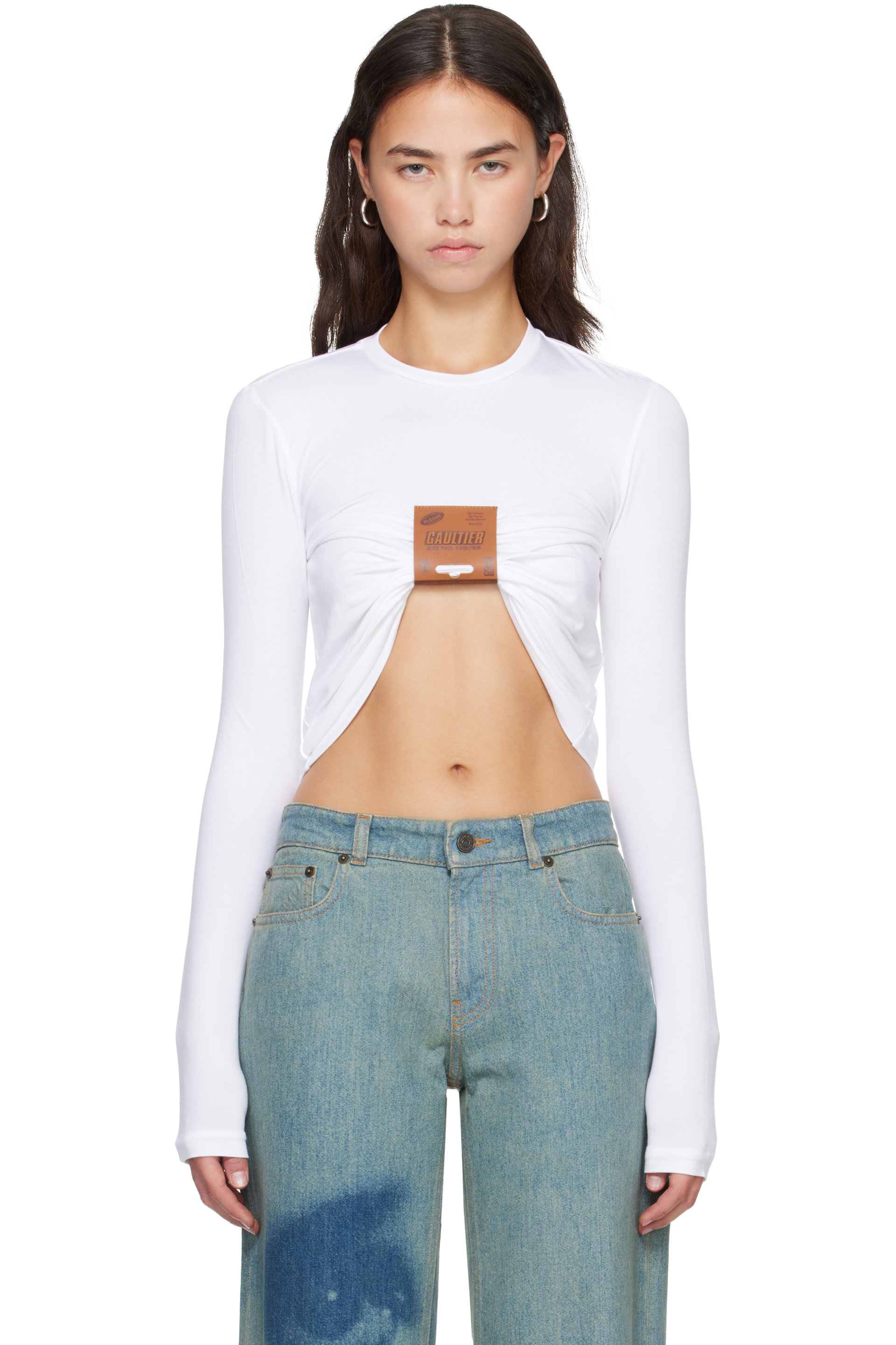 Jean Paul Gaultier - White 'The Label' T-shirt