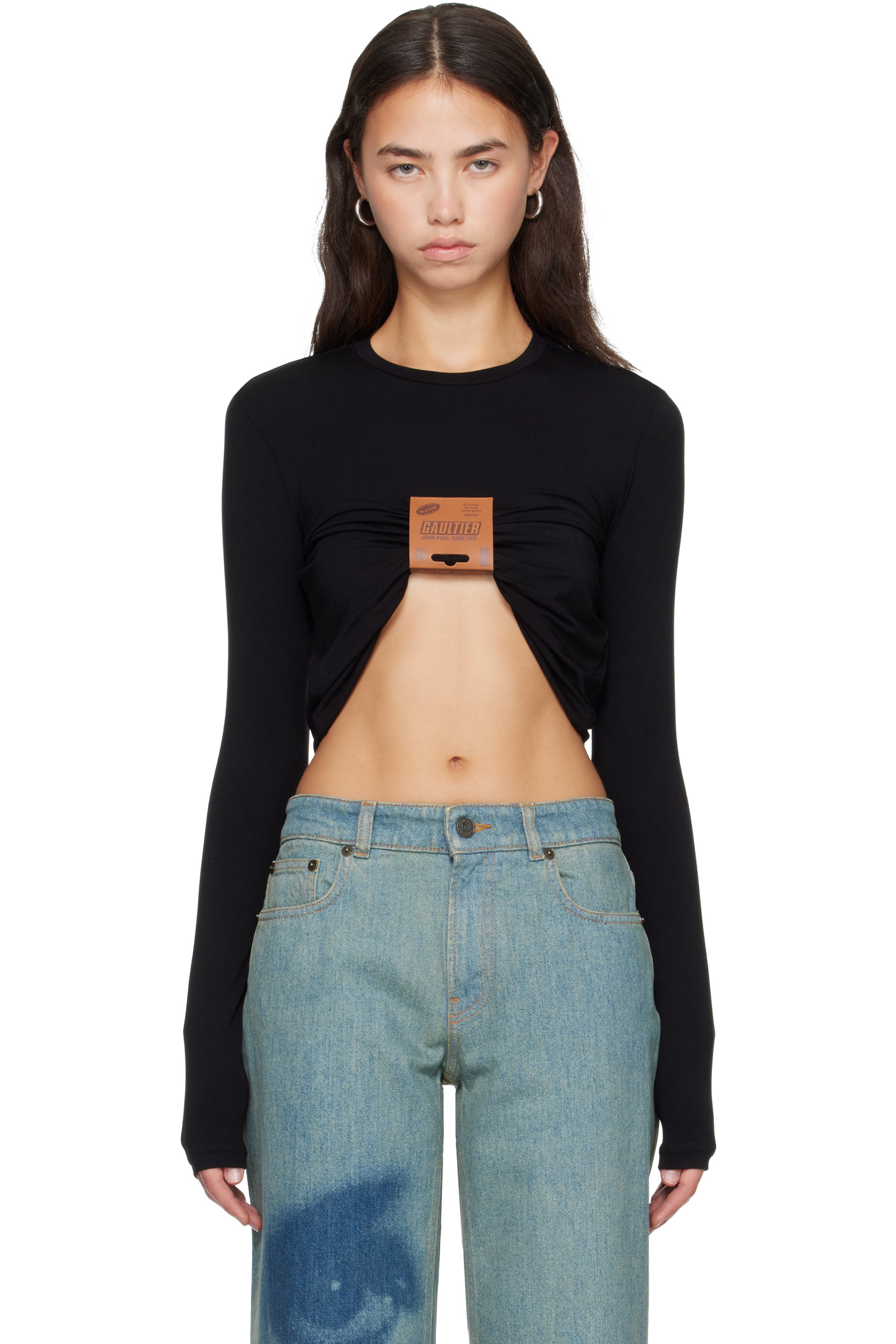 Jean Paul Gaultier - Black 'The Label' T-shirt