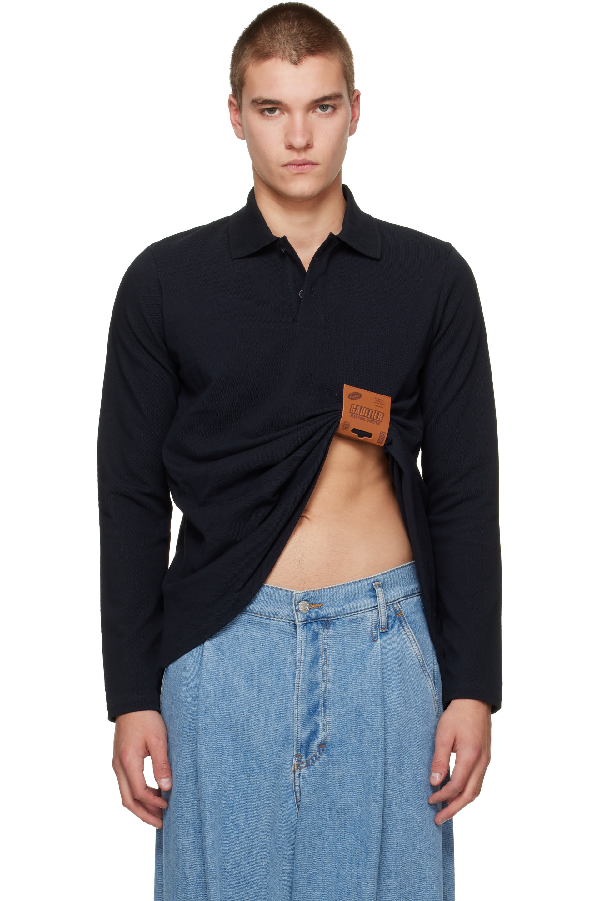 Jean Paul Gaultier - Navy 'The Label' Polo