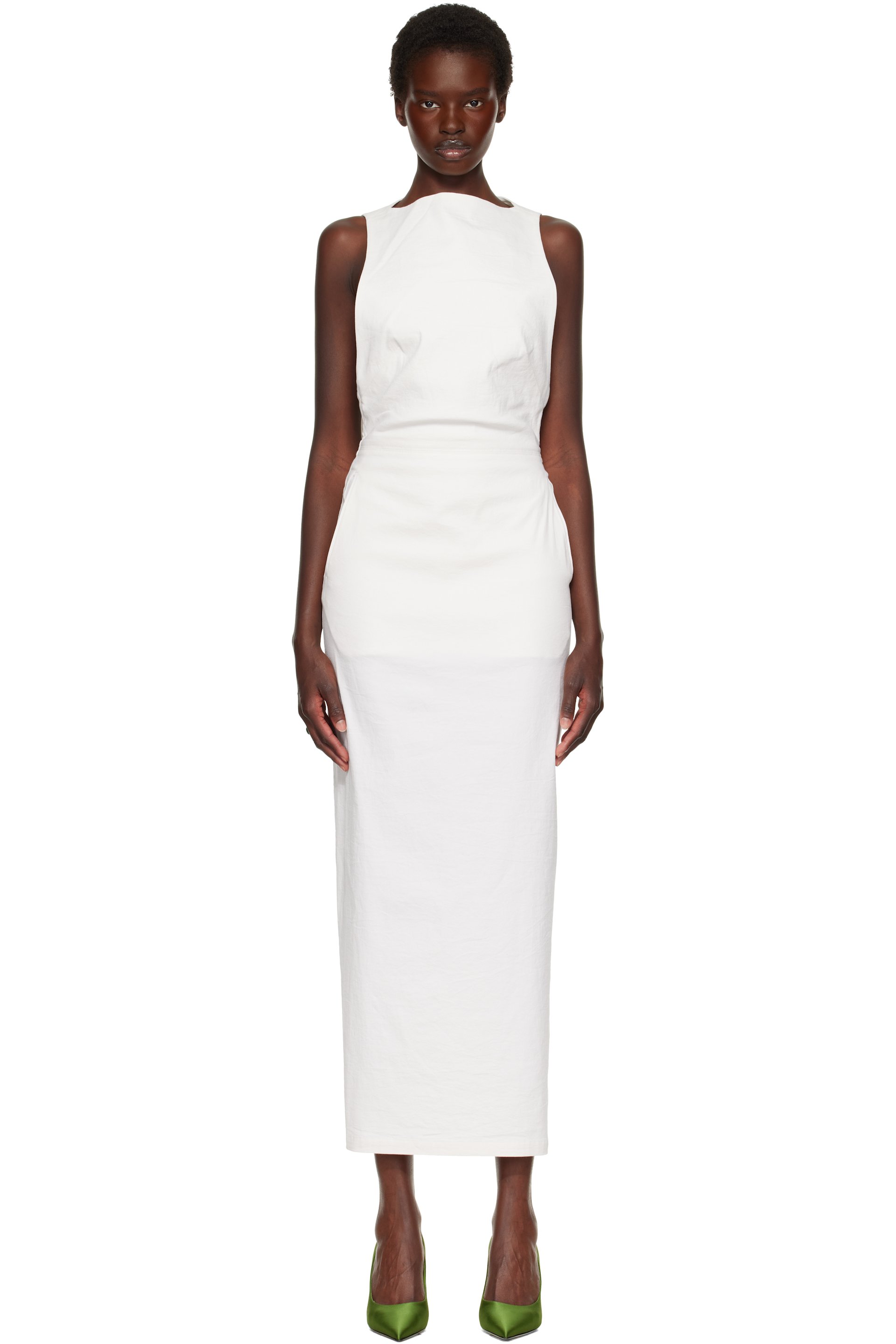 ISSEY MIYAKE - Off-White Allow Maxi Dress