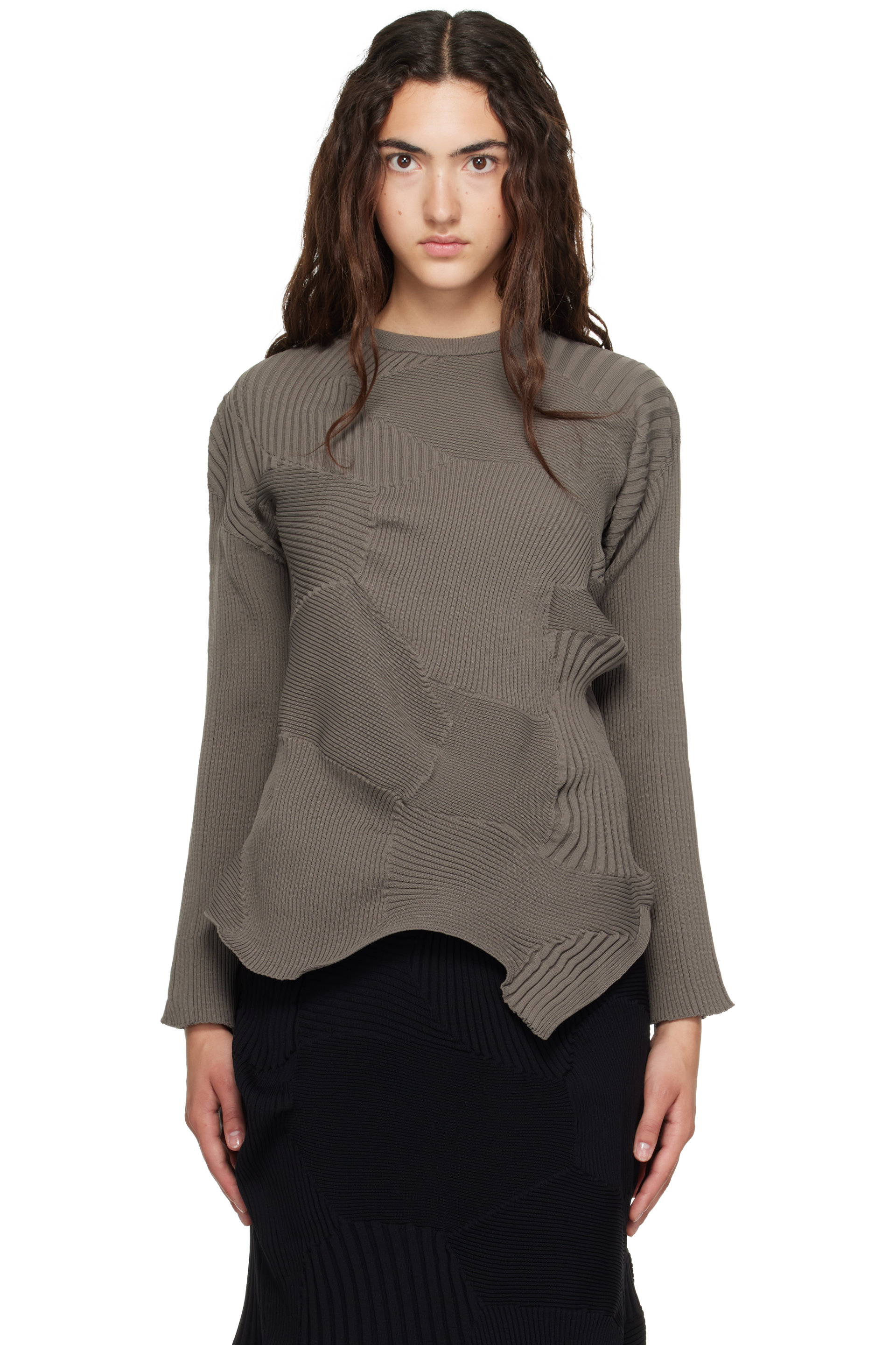 ISSEY MIYAKE - Gray Kone Kone Sweater