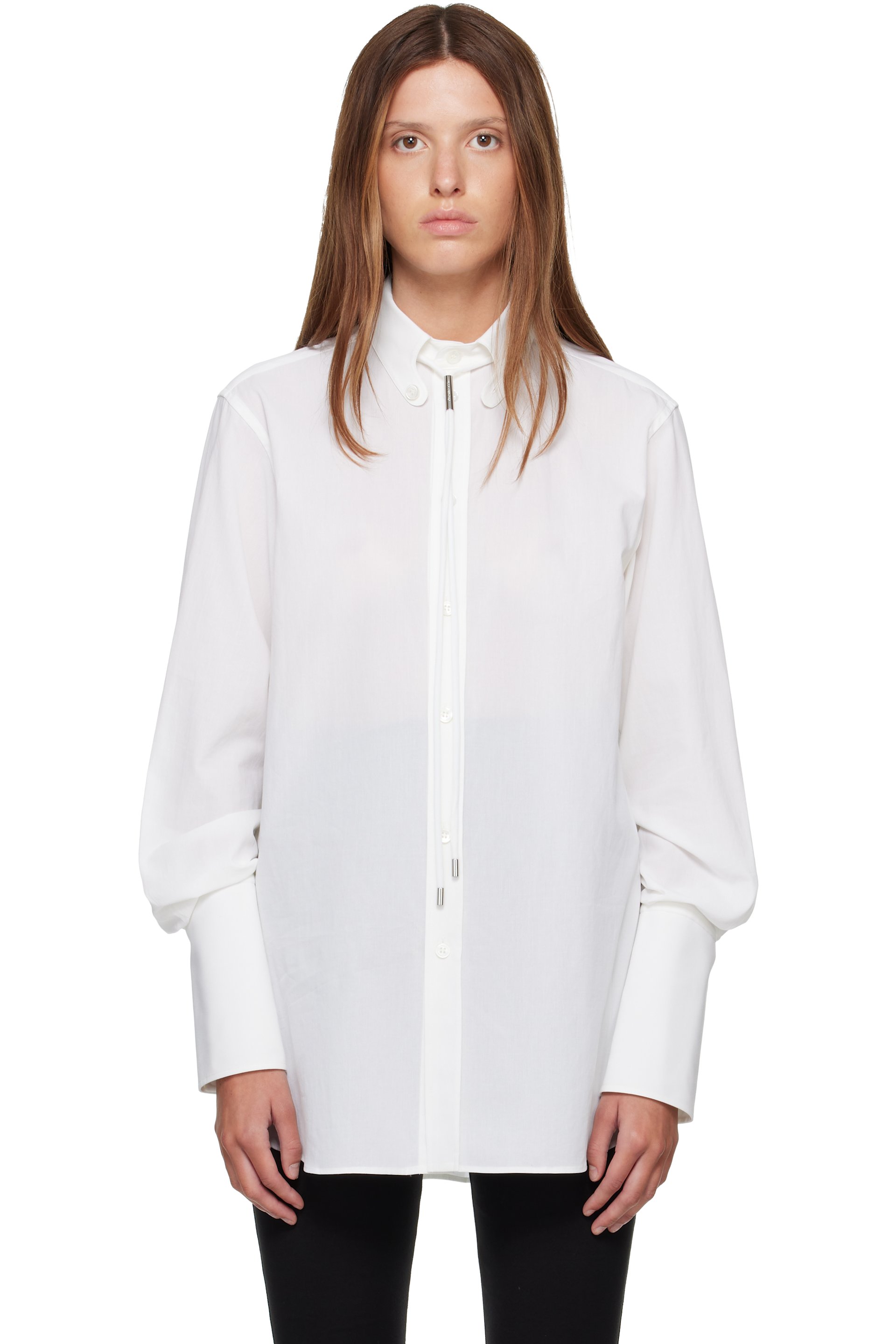 ISSEY MIYAKE - White 'Monsieur' Shirt