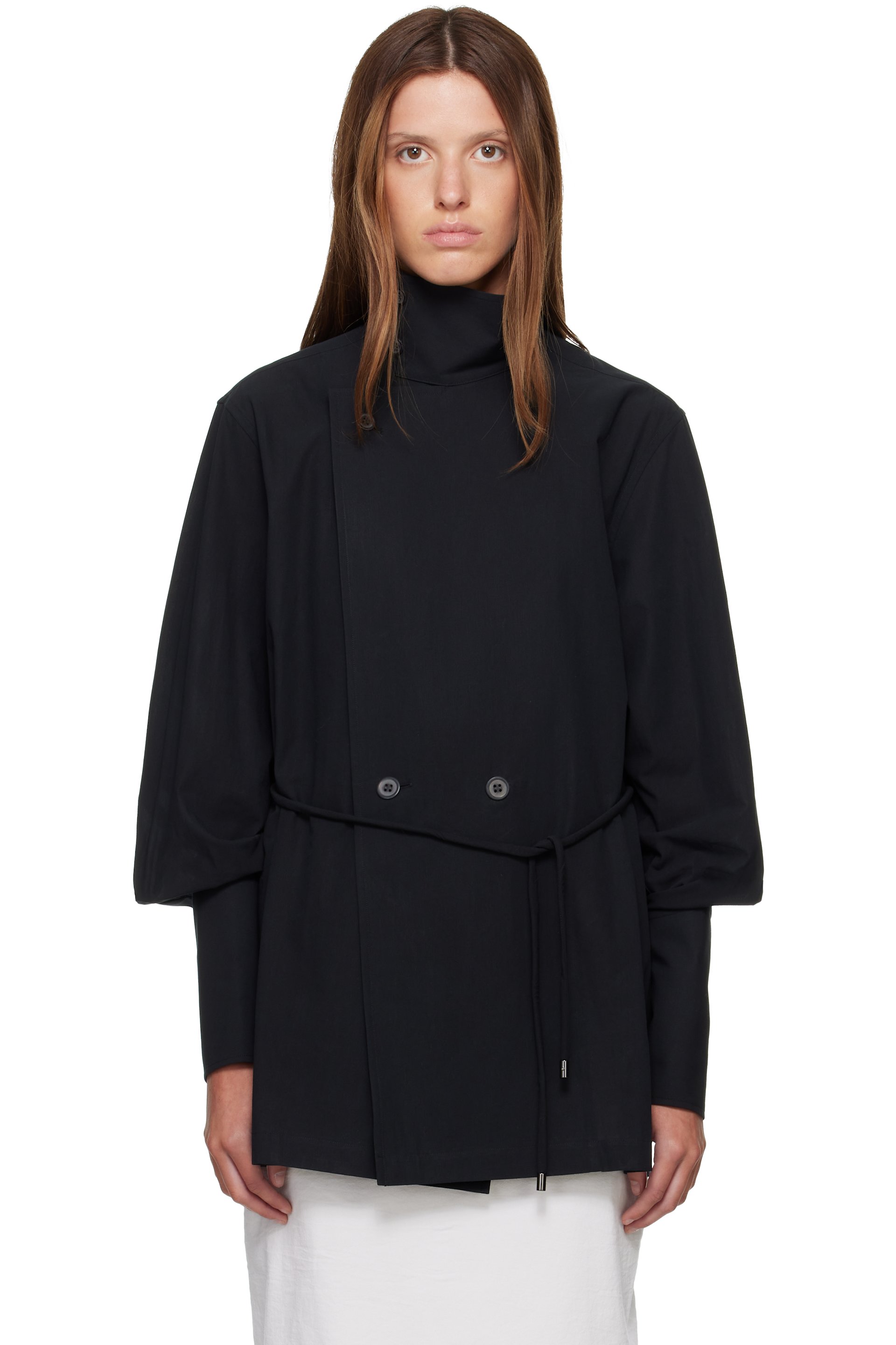 ISSEY MIYAKE - Black 'Monsieur' Shirt
