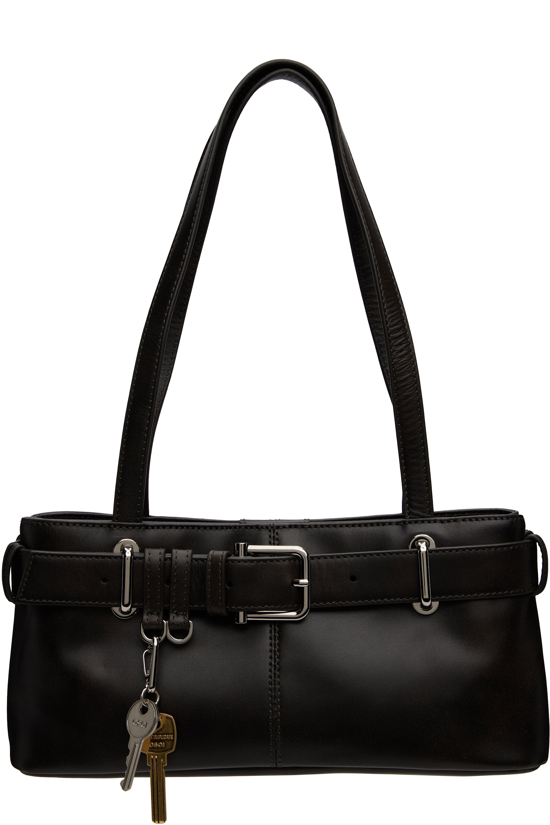 OSOI - Brown Shoulder Brocle Mini Bag