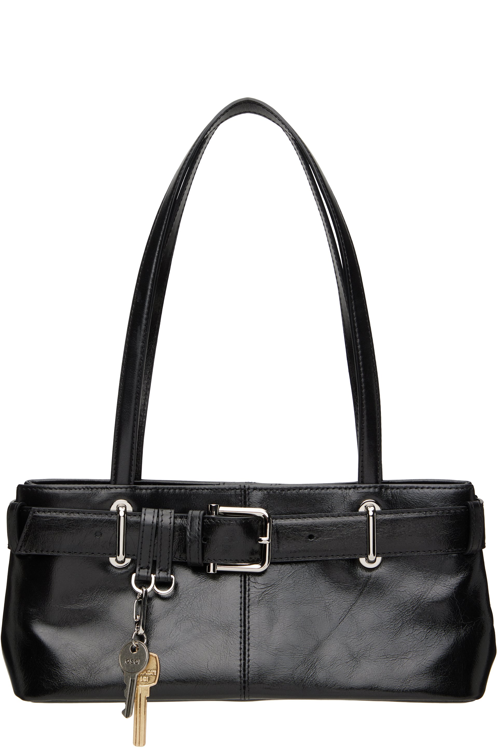 OSOI - Black Shoulder Brocle Mini Bag