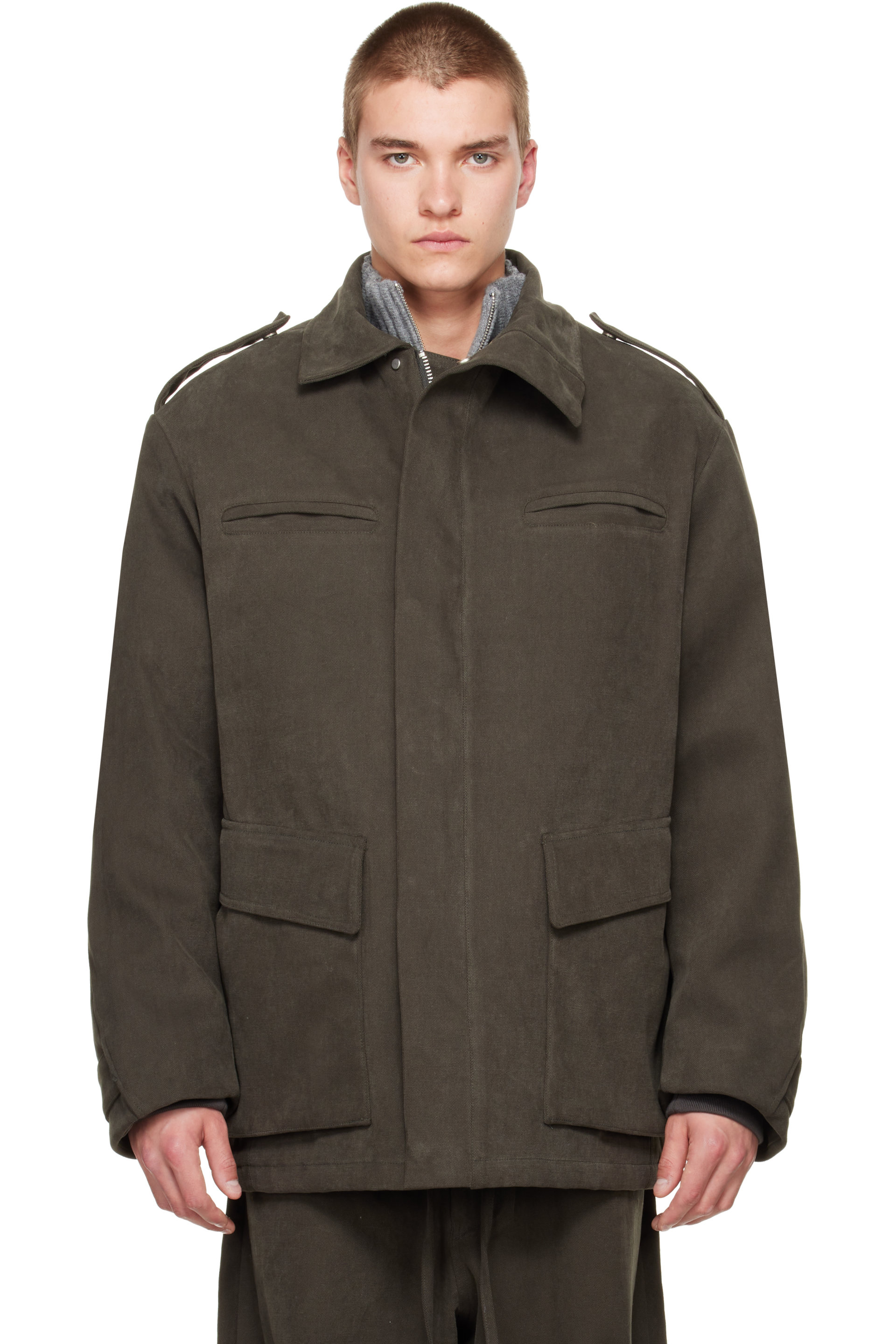 Seventh - Khaki Pilot Parka Coat