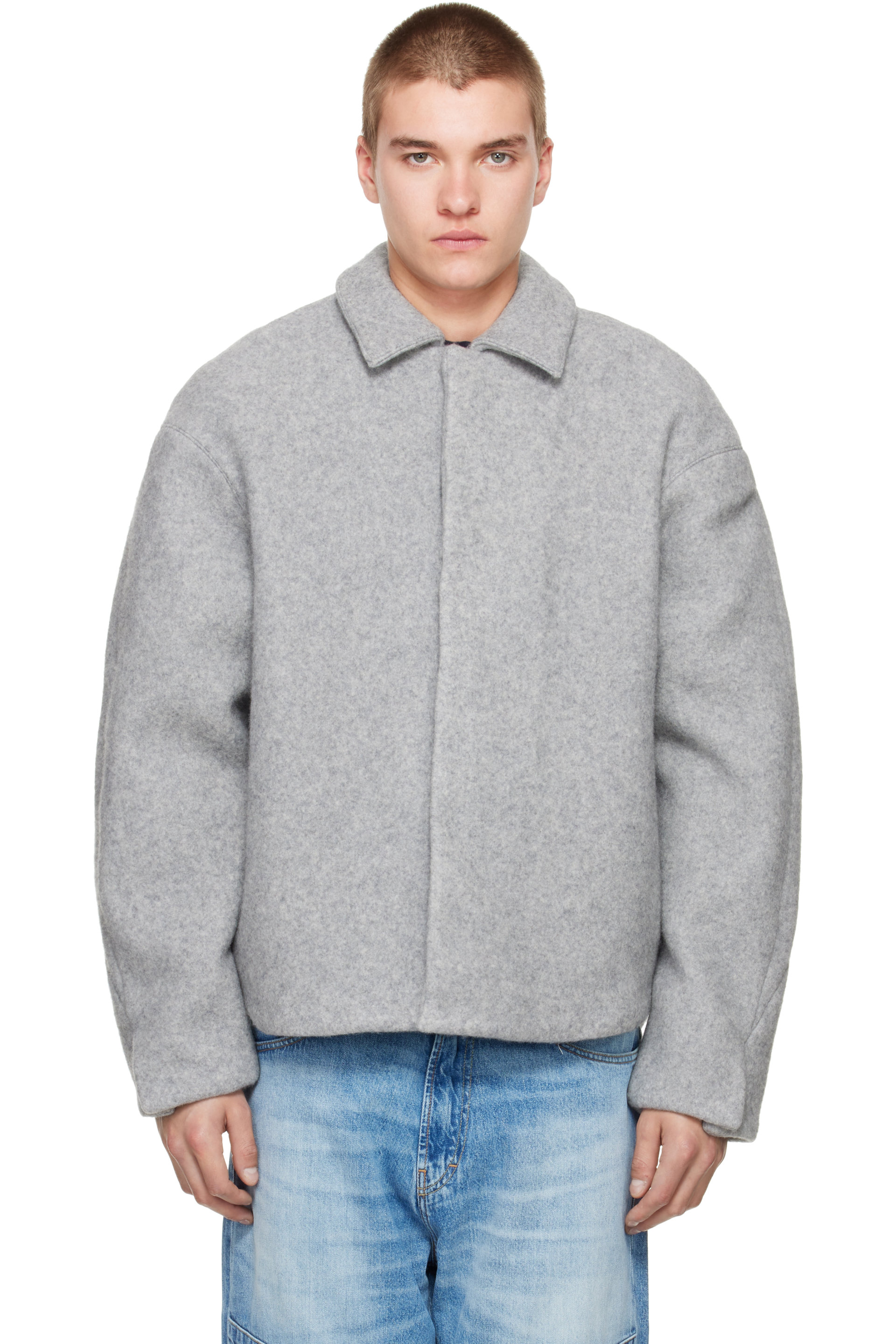 Seventh - Gray Wool Cove Jacket