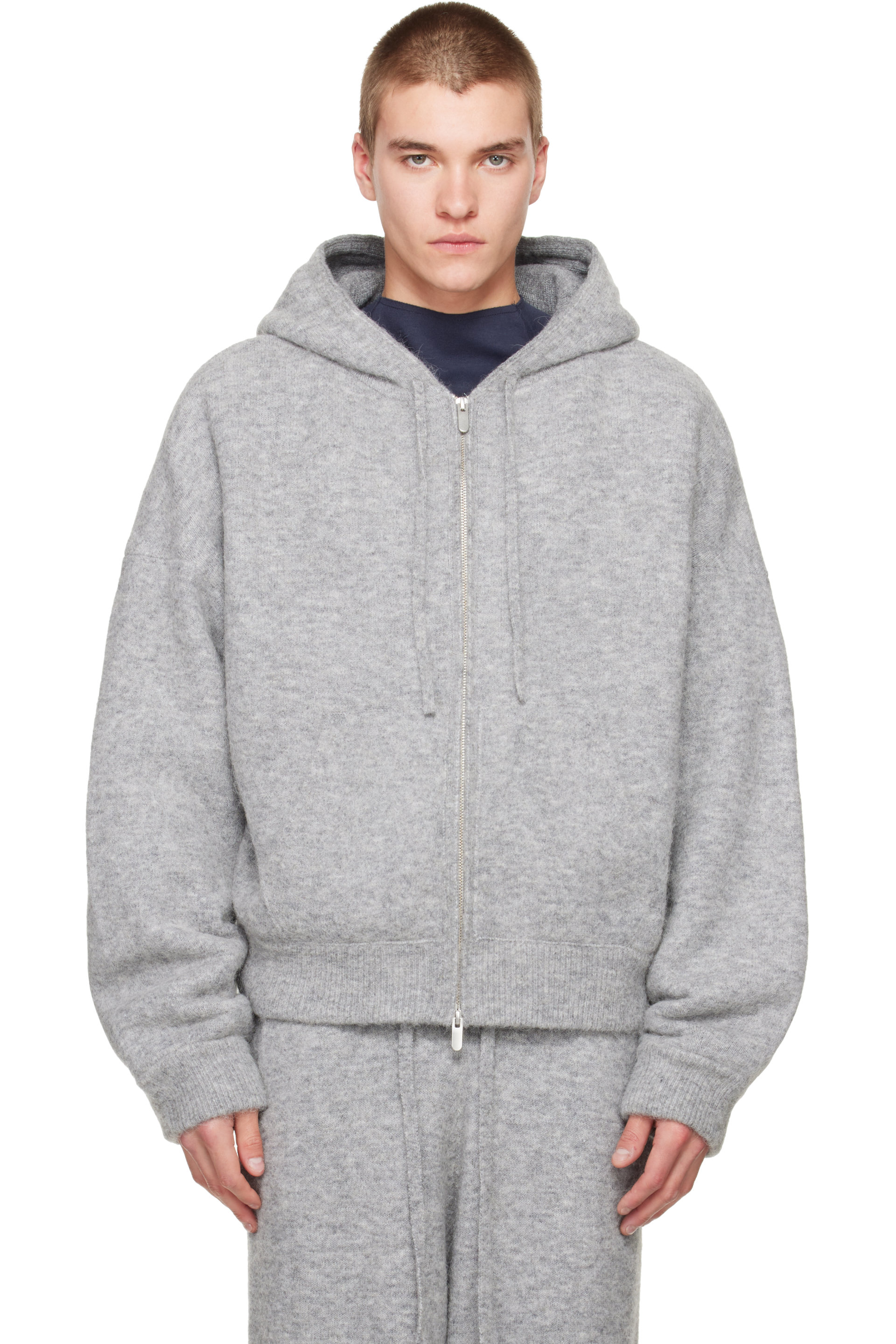 Seventh - Gray Alpaca Knit V2 Jacket