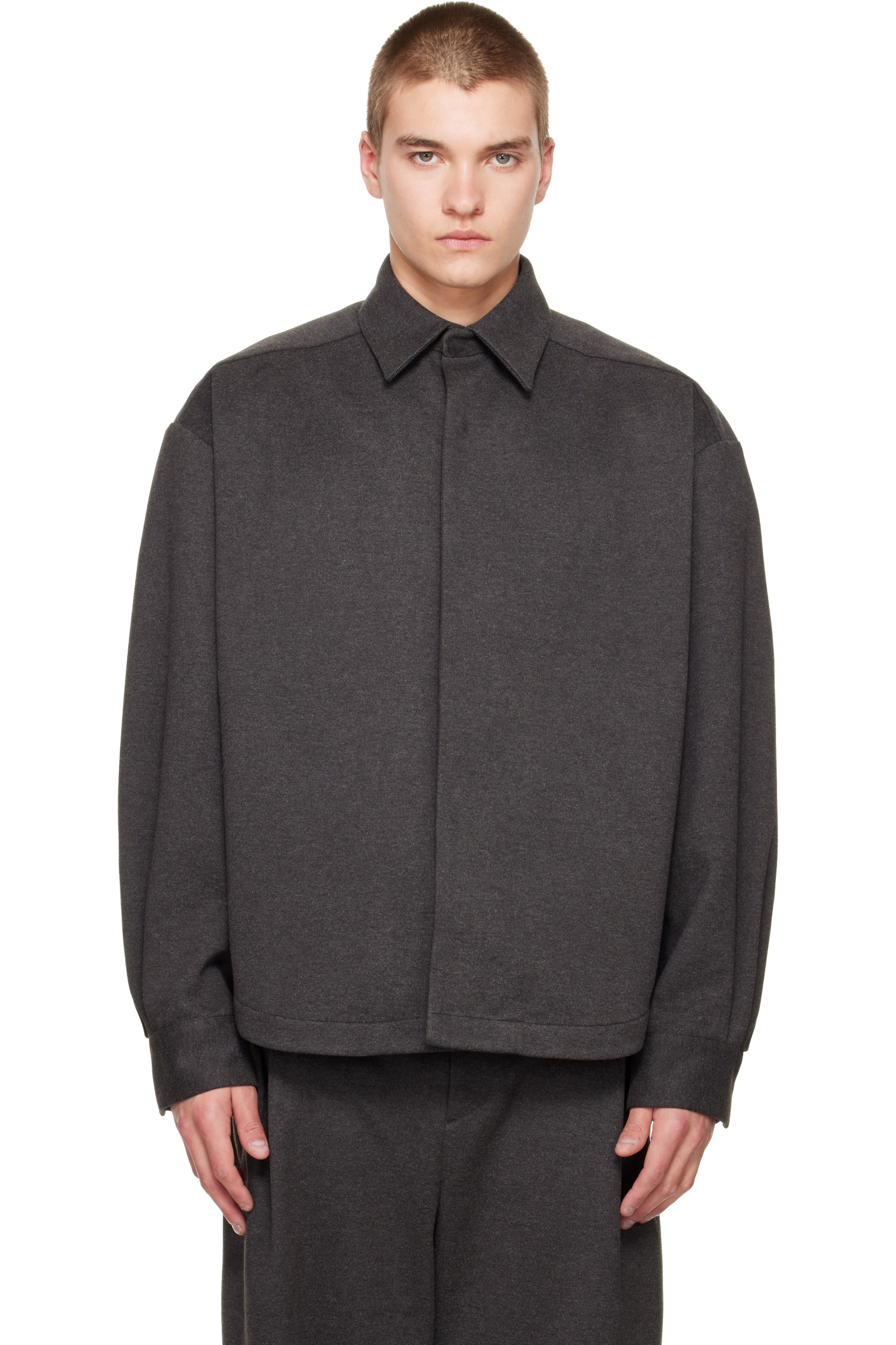 Seventh - Chemise oxford M5 grise