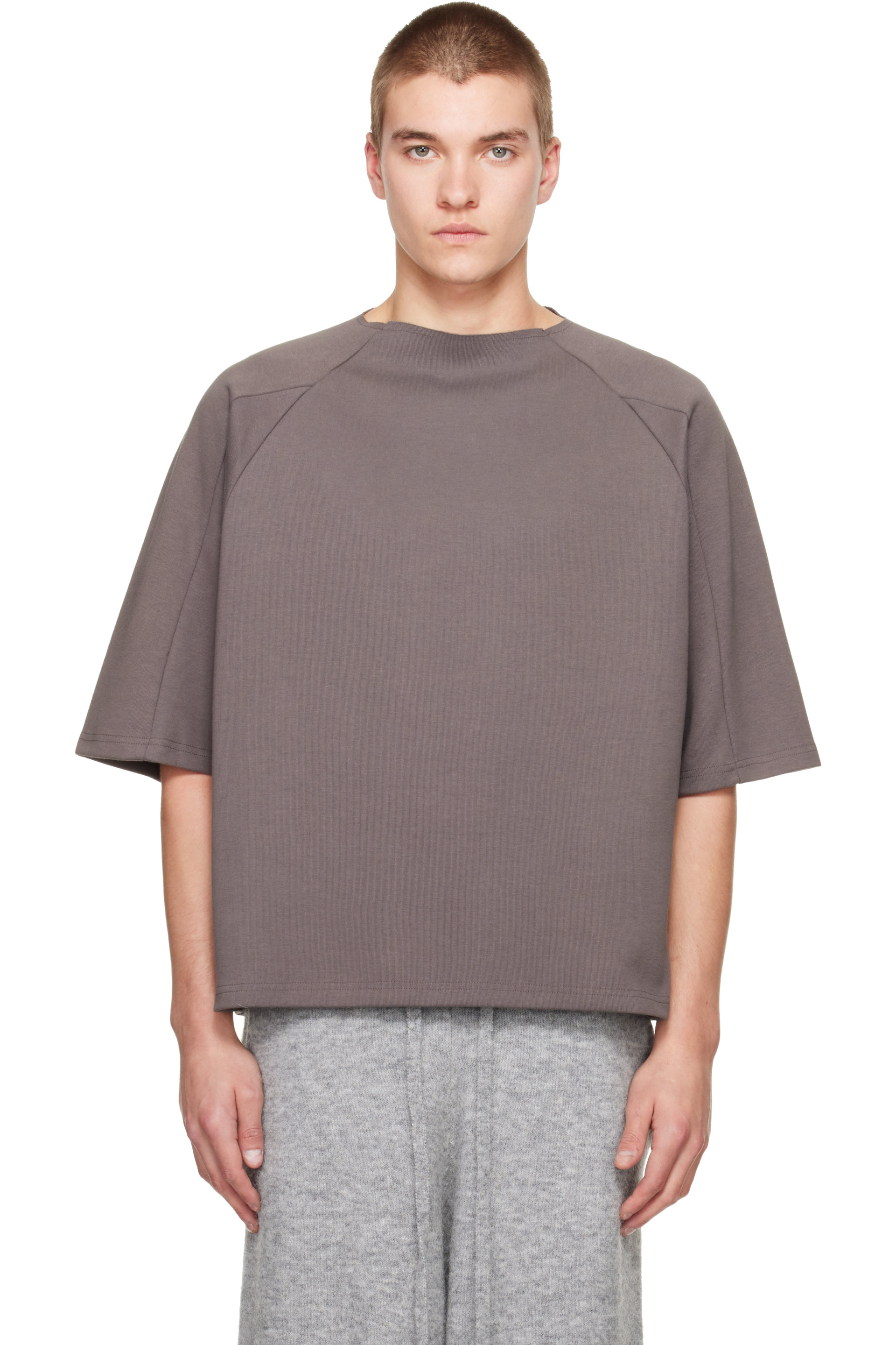 Seventh - T-shirt droit brun