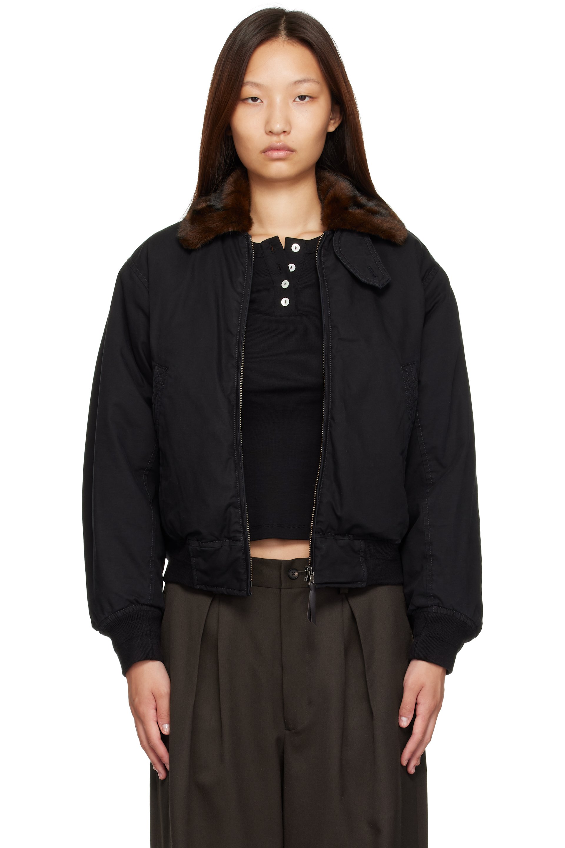 Nothing Written - Black Maison Pilot Jacket