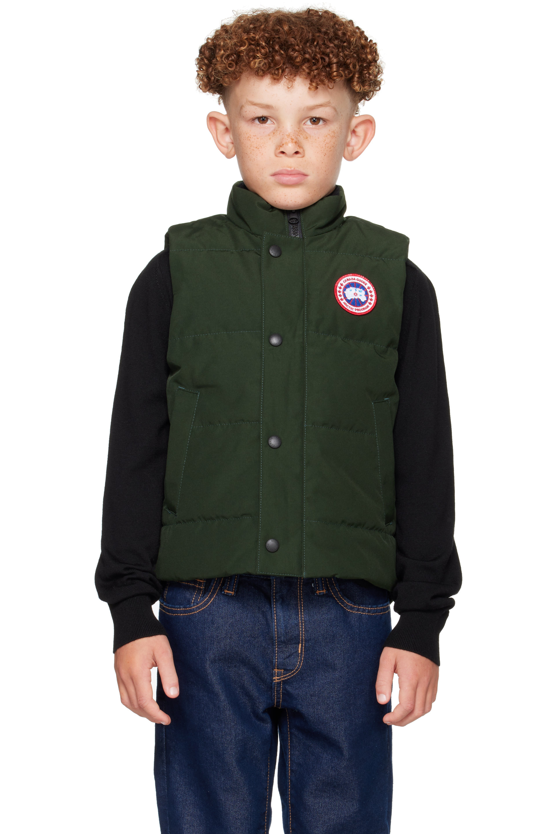 Canada Goose Kids - Kids Green Vanier Down Vest