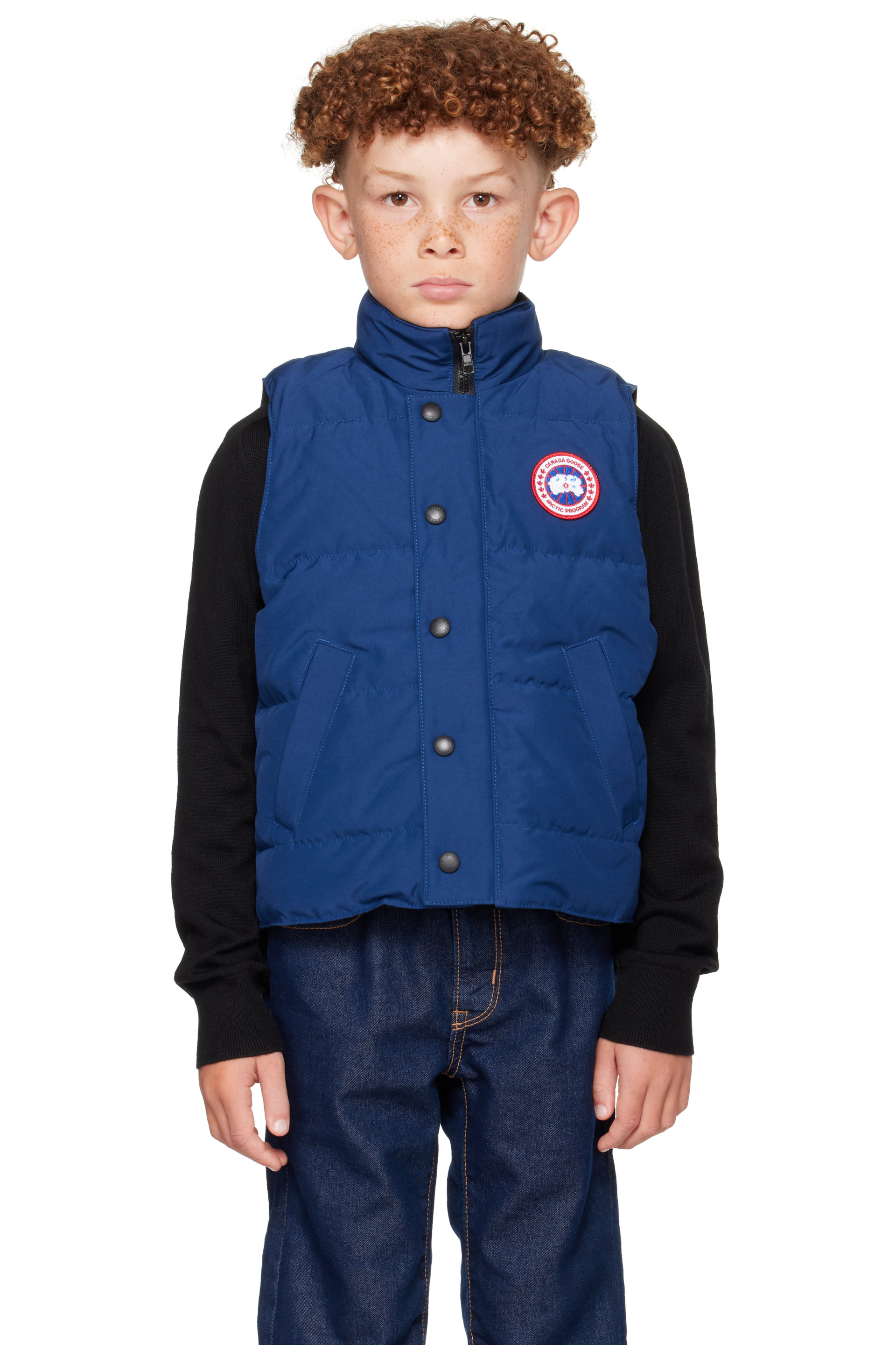Canada Goose Kids - Big Kids Navy Vanier Down Vest