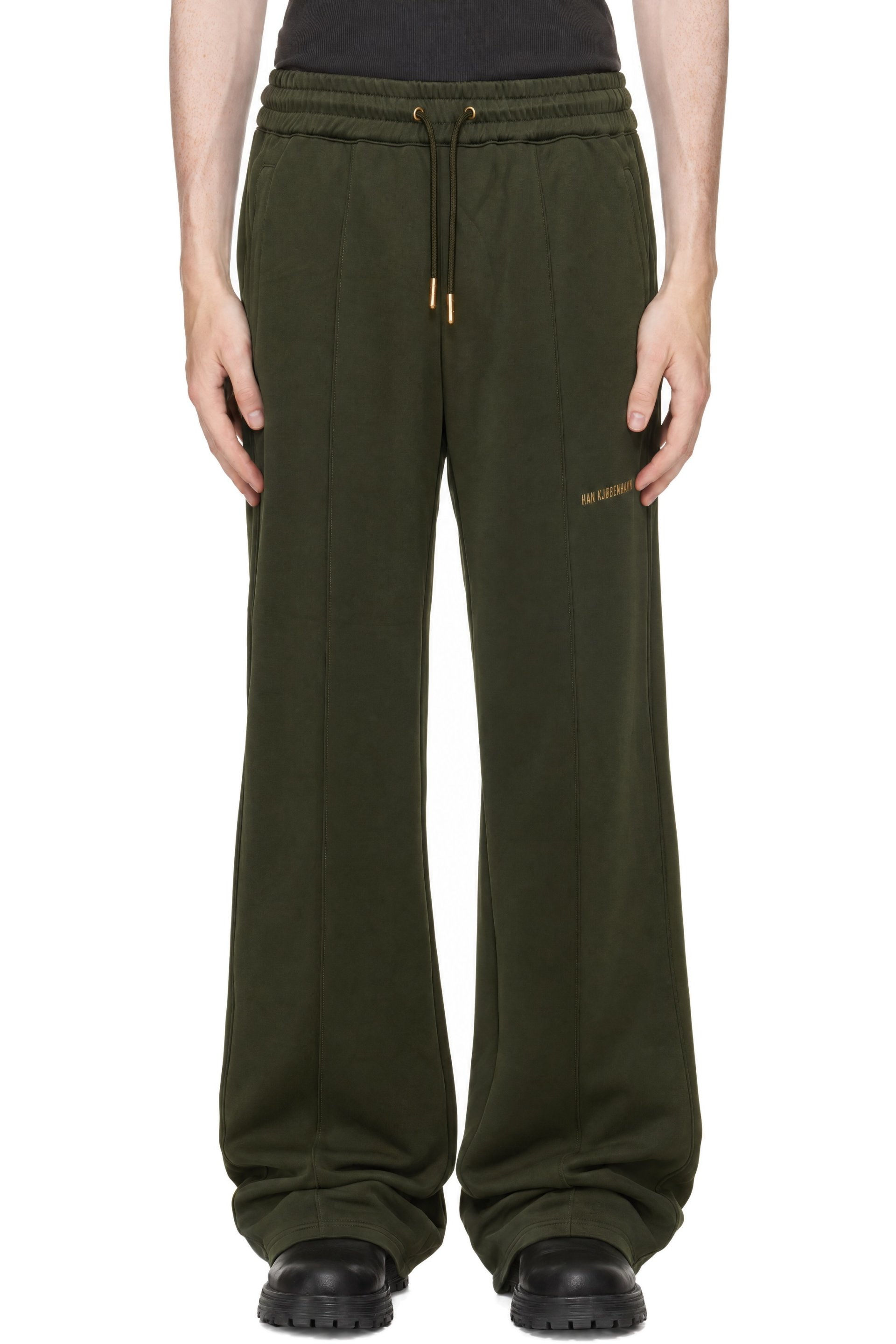 Han Kjobenhavn - Khaki Logo Track Pants