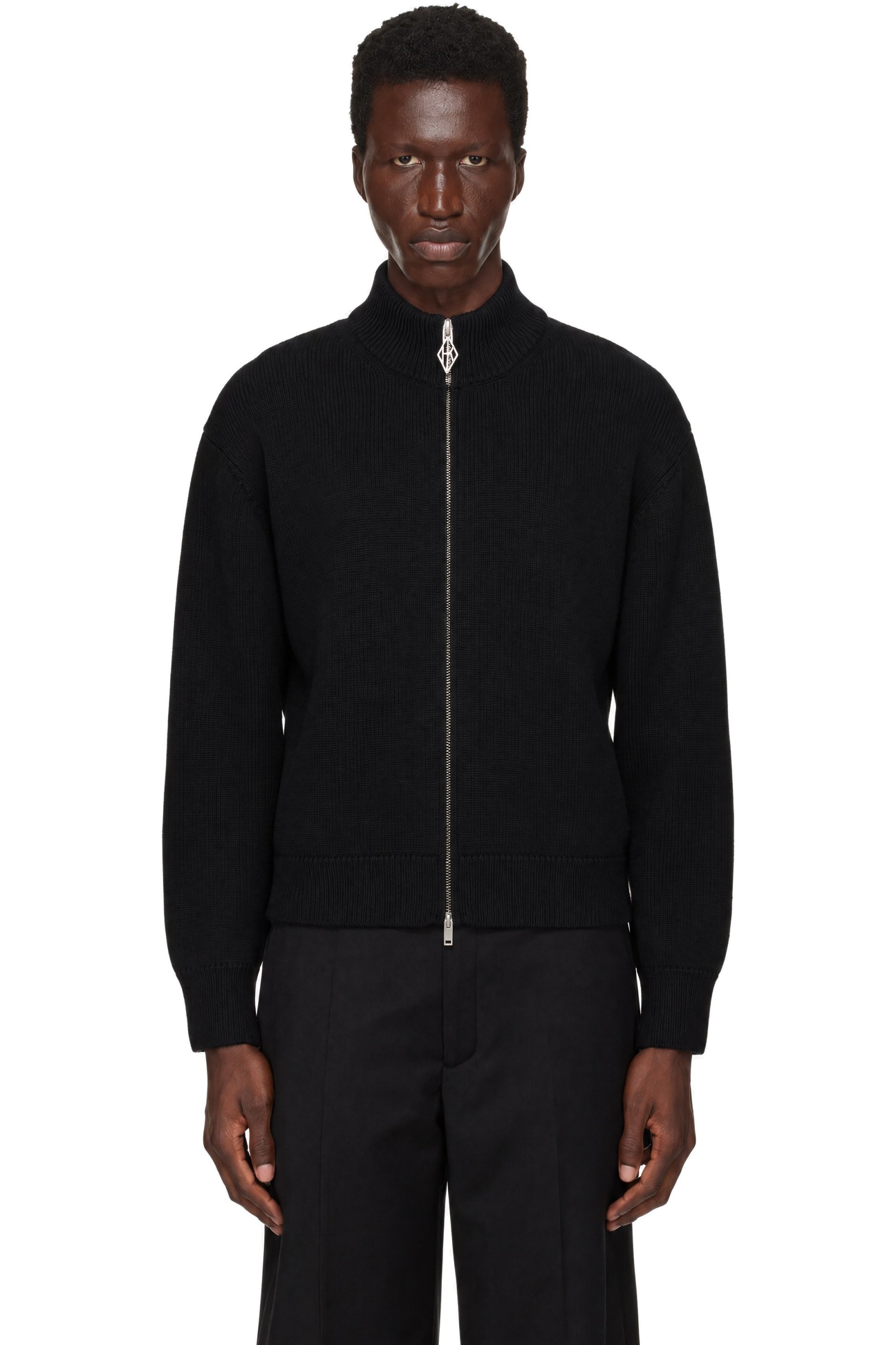 Han Kjobenhavn - Black Diamond Knit Cardigan