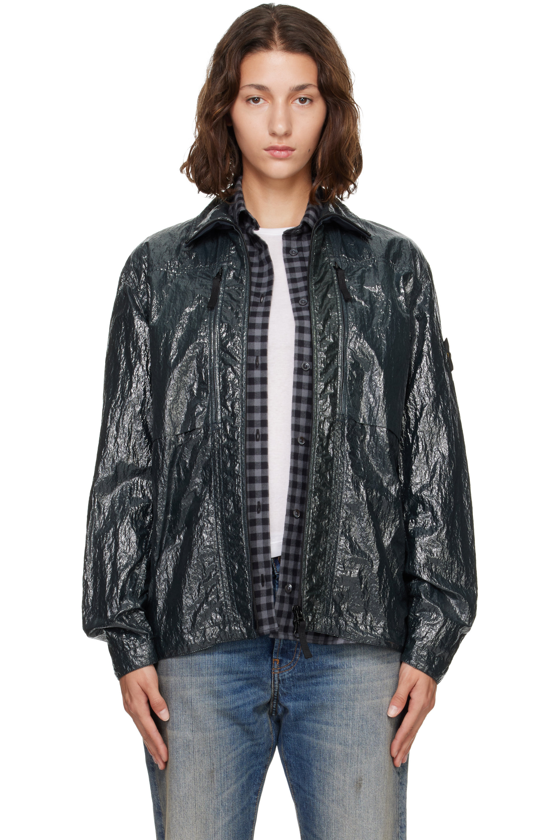 Stone Island - Green 1200031 Nylon Lucido Jacket