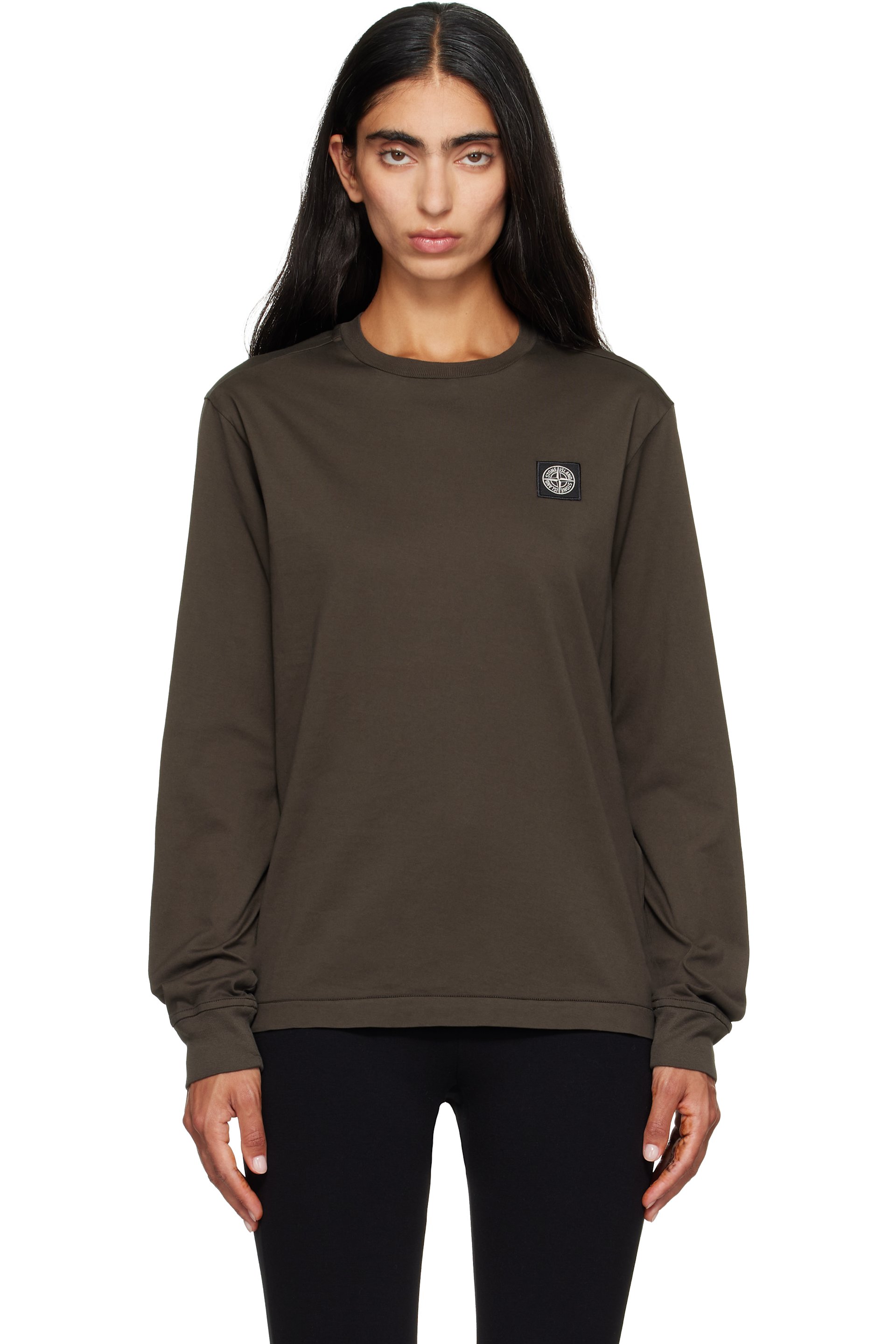 Stone Island - 灰色 60/2 Cotton Jersey T 恤