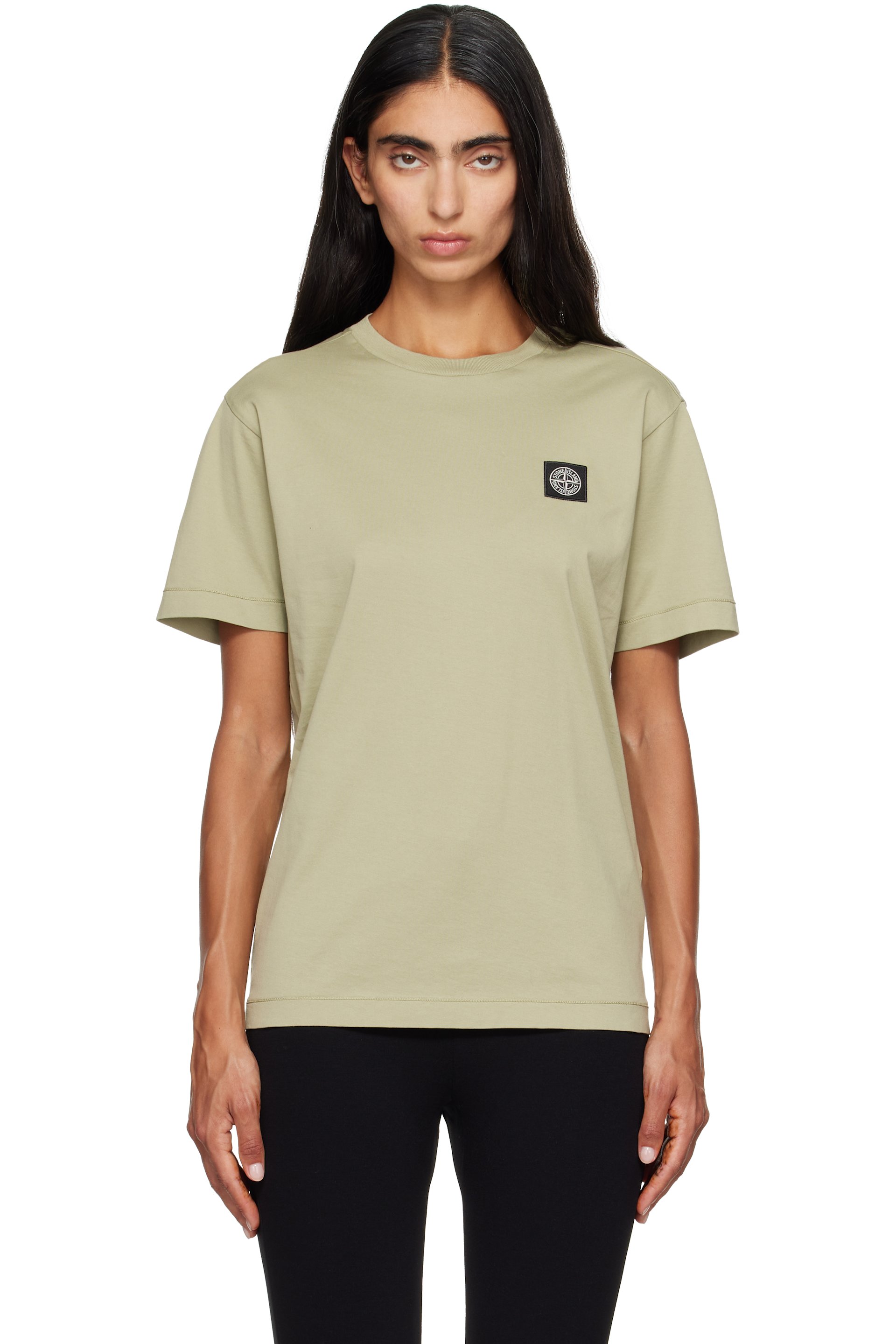 Stone Island - 绿色 2100027 60/2 Cotton Jersey T 恤