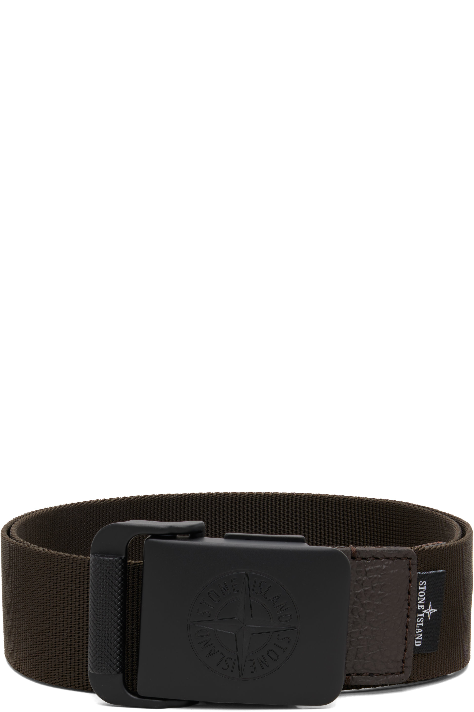 Stone Island - Brown 9300001 Nylon Tape Belt