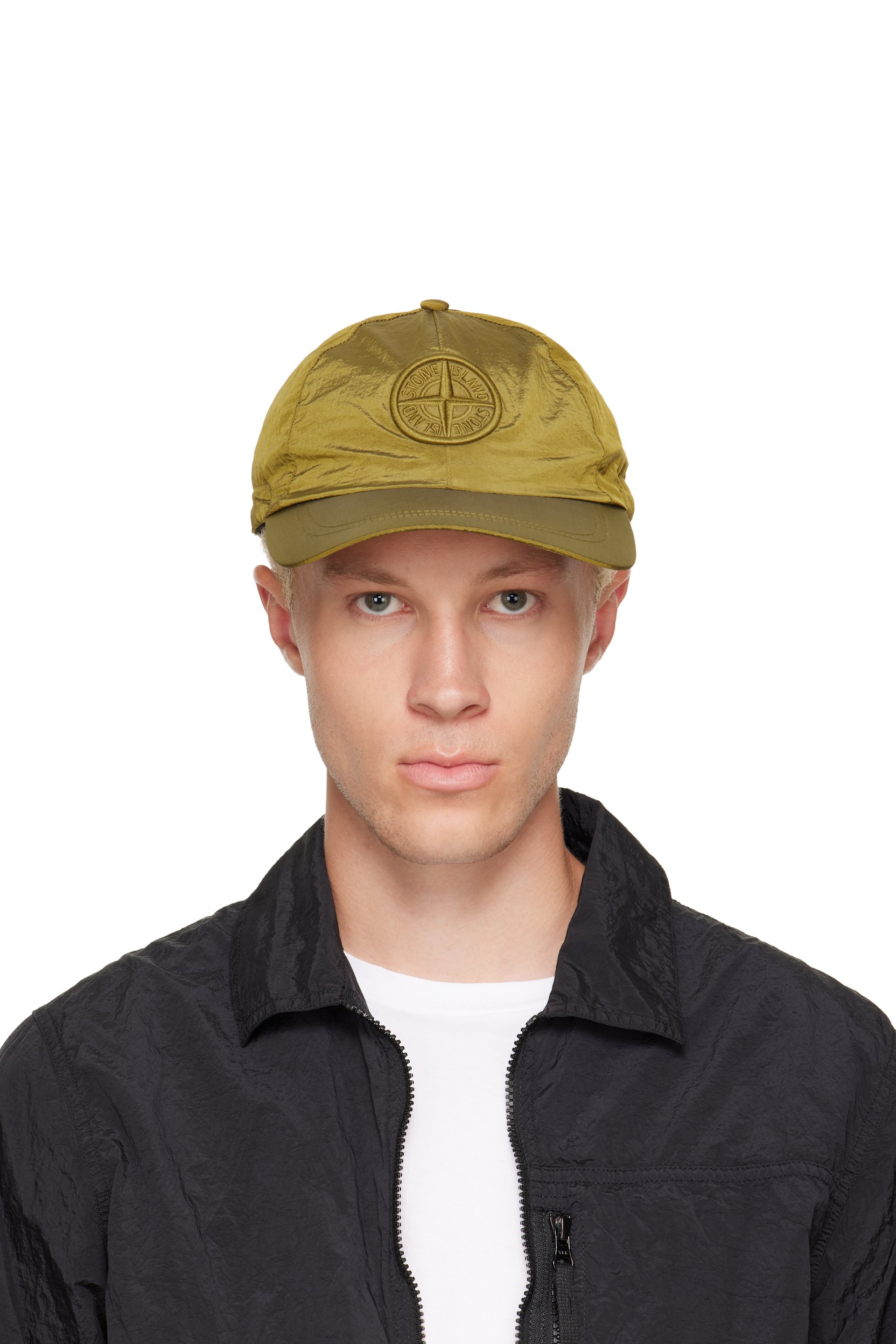 Stone Island - Khaki 9100011 Nylon Metal ECONYL Cap