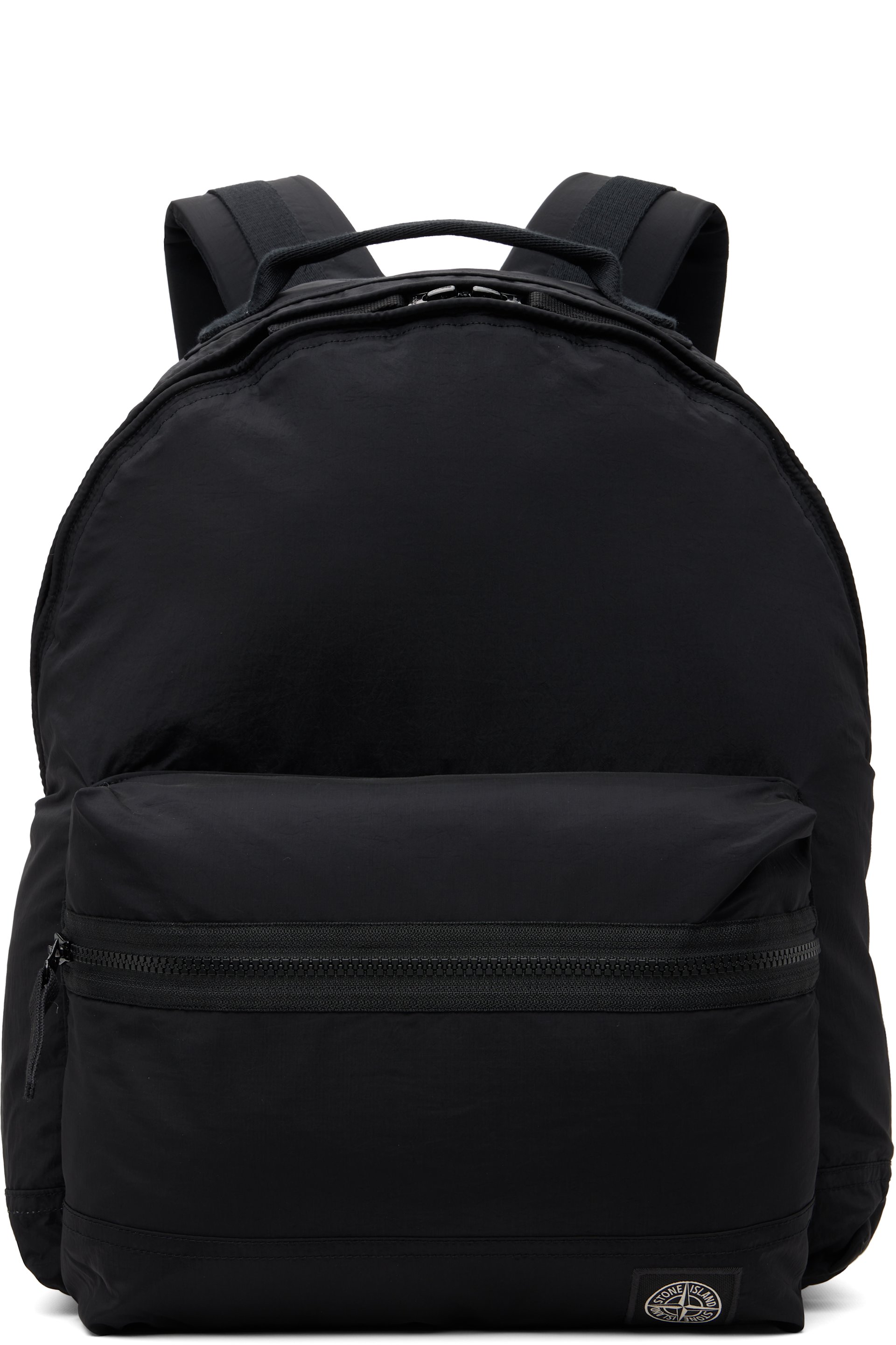 Stone Island - Black 9200016 Coated Nylon Metal ECONYL Backpack