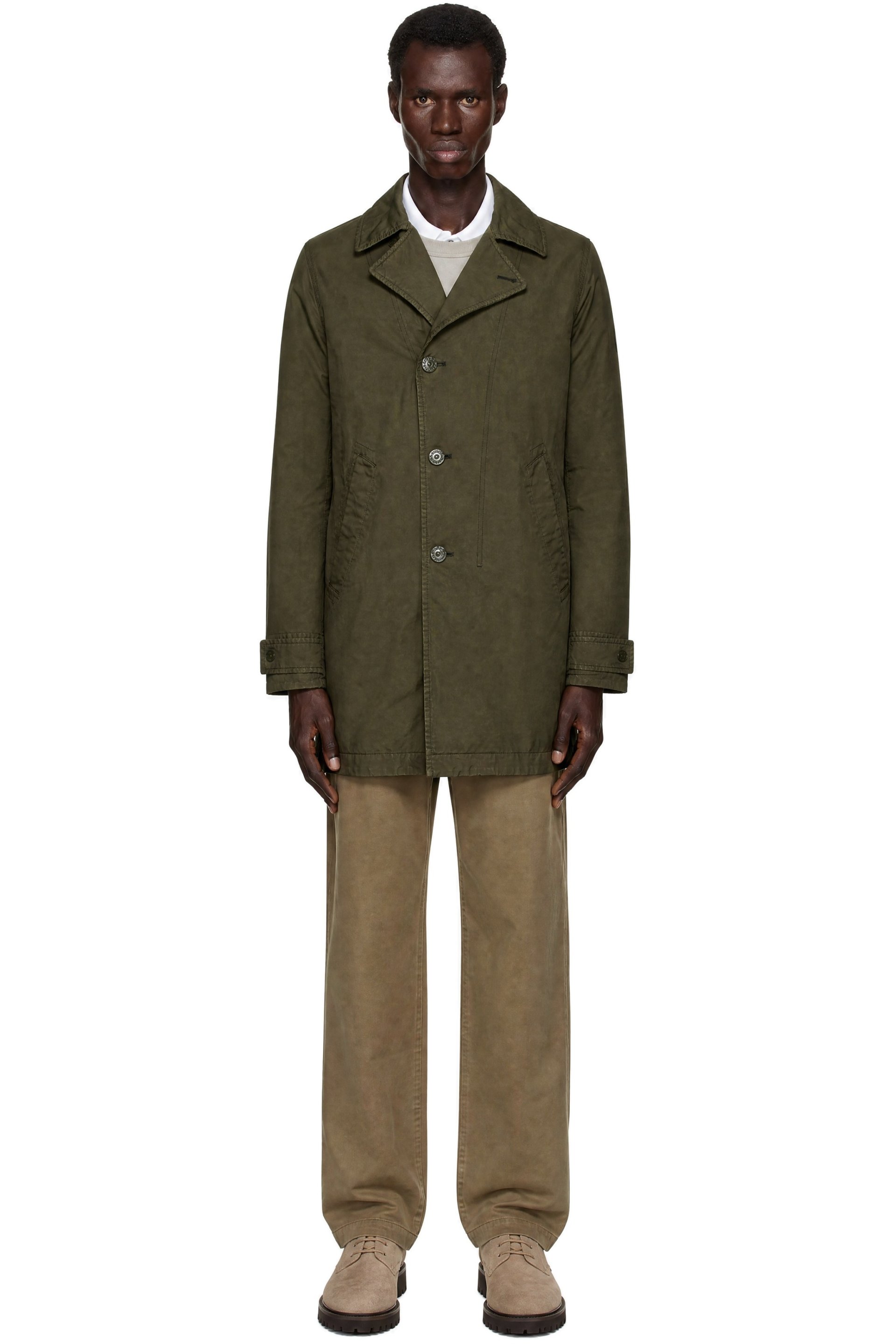 Stone Island - Manteau 4100027 David-TC S.I. vert - Ghost