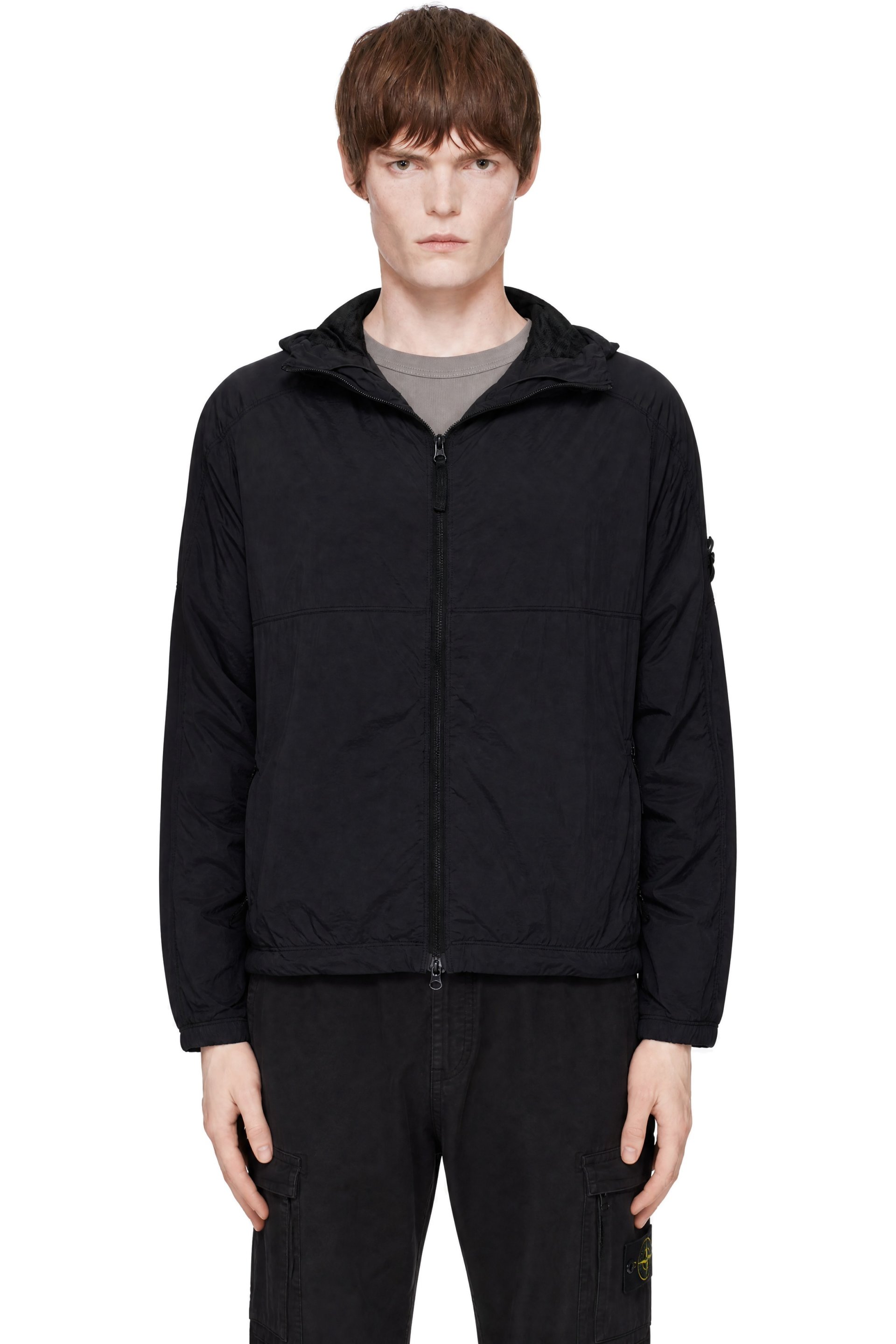Stone Island - Black Q100020 Ultralight Nylon Stretch-TC Jacket