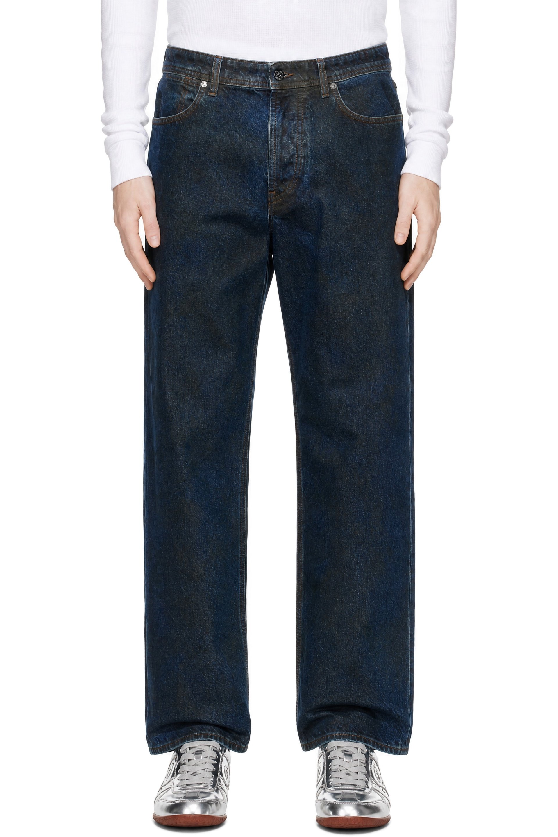 Stone Island - Blue J100006 Laser Pigment Indigo Jeans