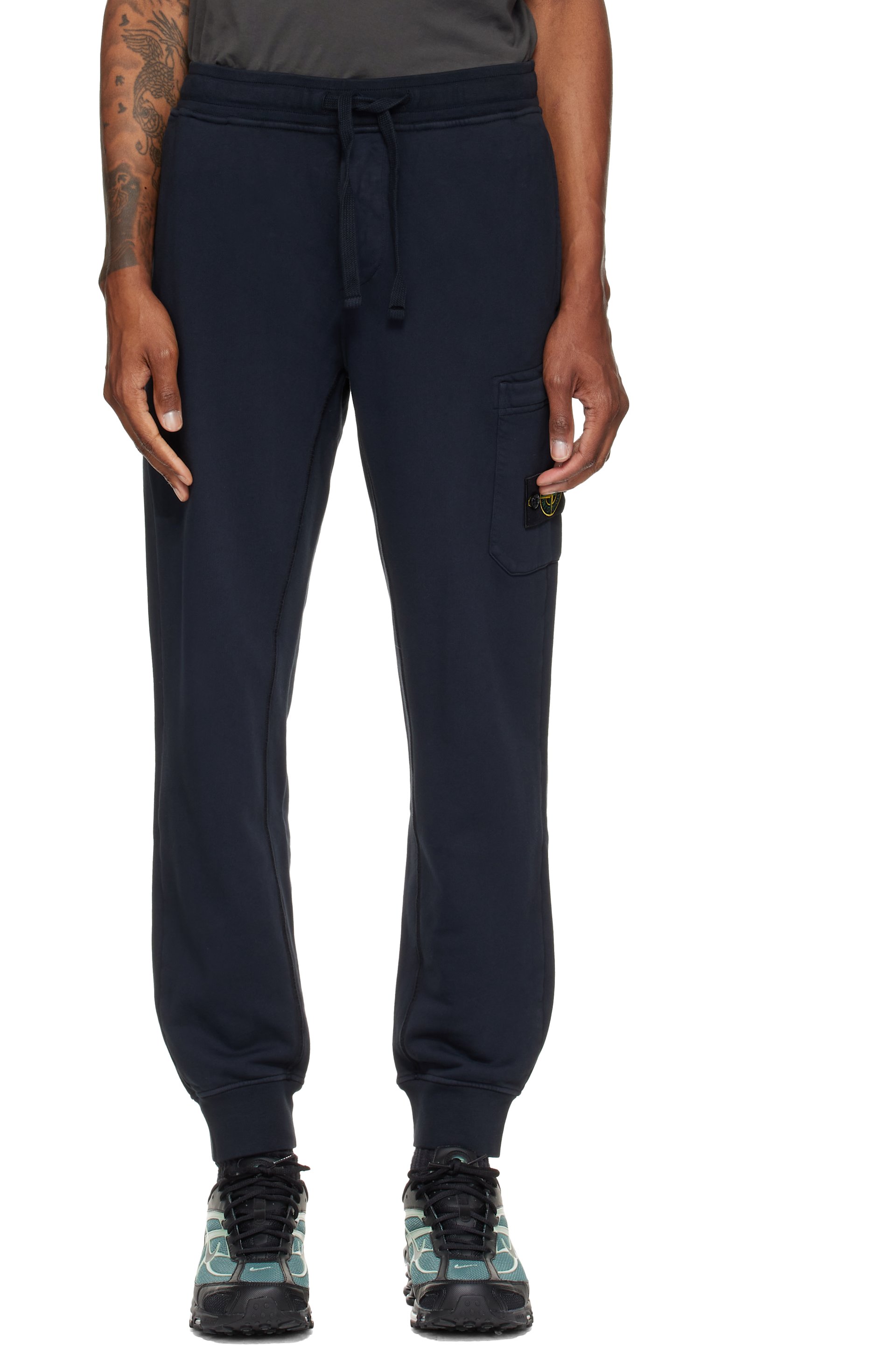 Stone Island - Navy 6200010 Organic Cotton Sweatpants