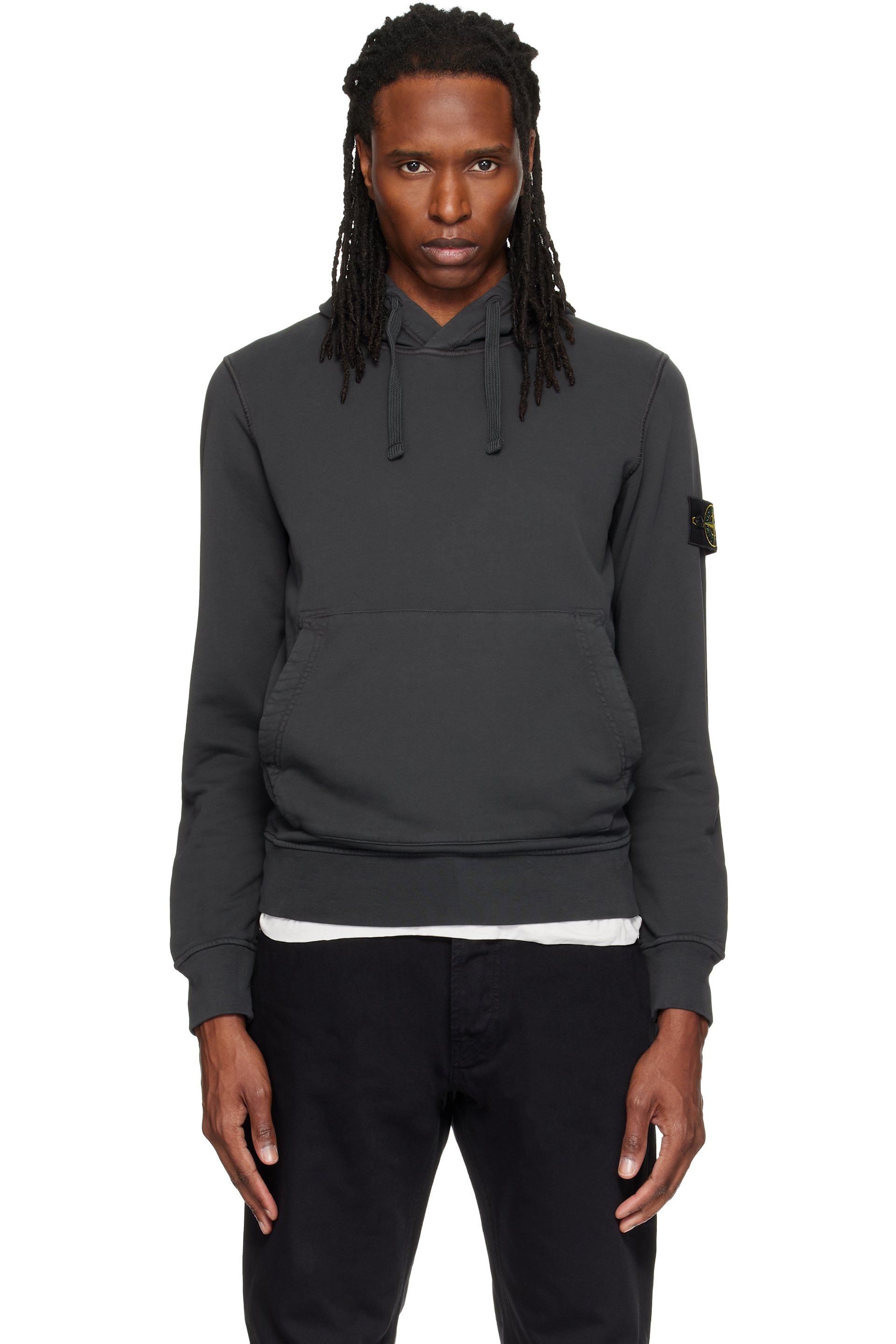 Stone Island - Gray 6100062 Organic Cotton Hoodie