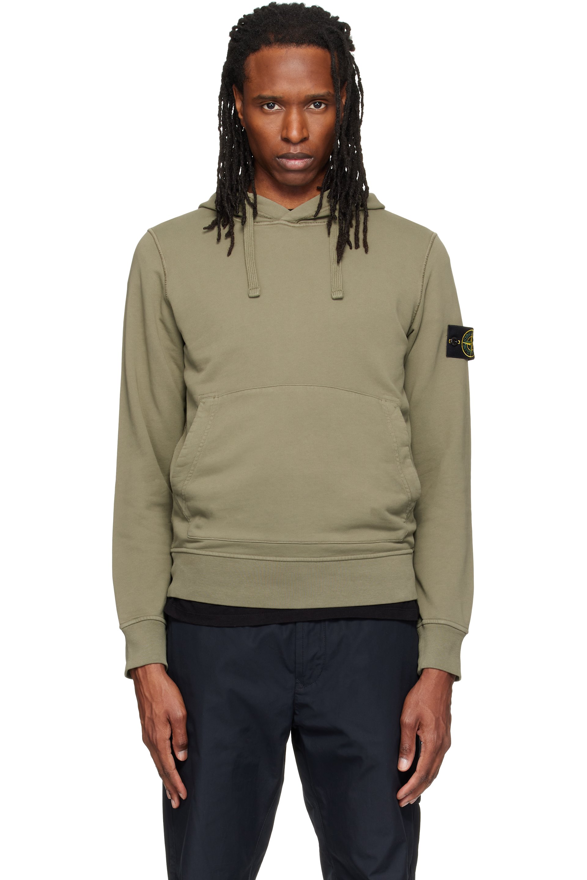 Stone Island - Khaki 6100062 Organic Cotton Hoodie