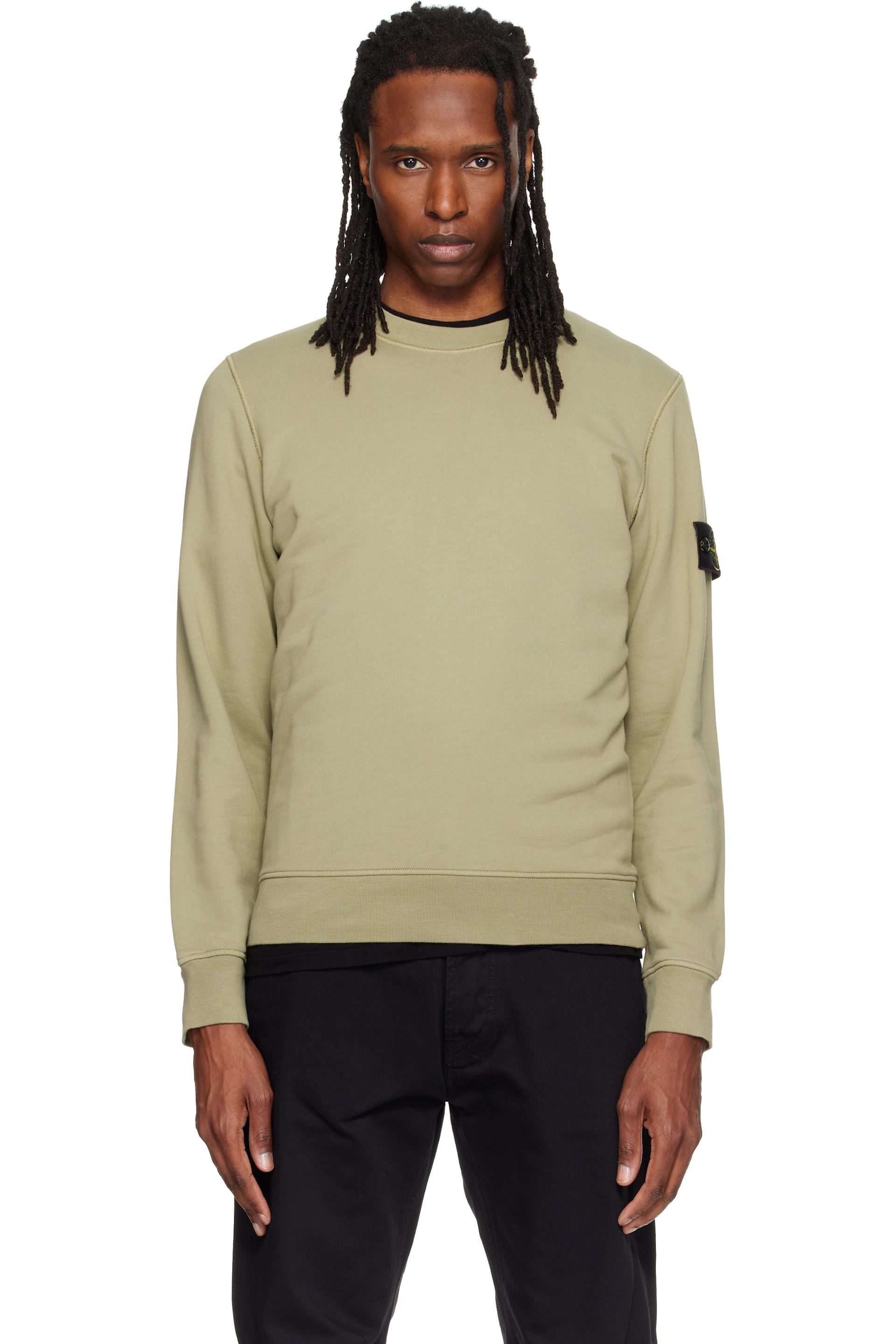 Stone Island - Green 6100060 Organic Cotton Sweatshirt