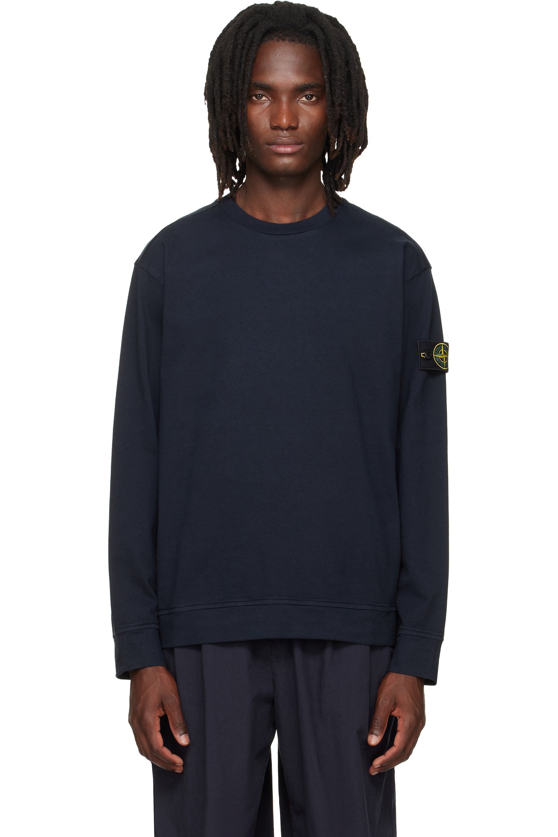 Stone Island - Navy 6100057 Organic Cotton Sweatshirt
