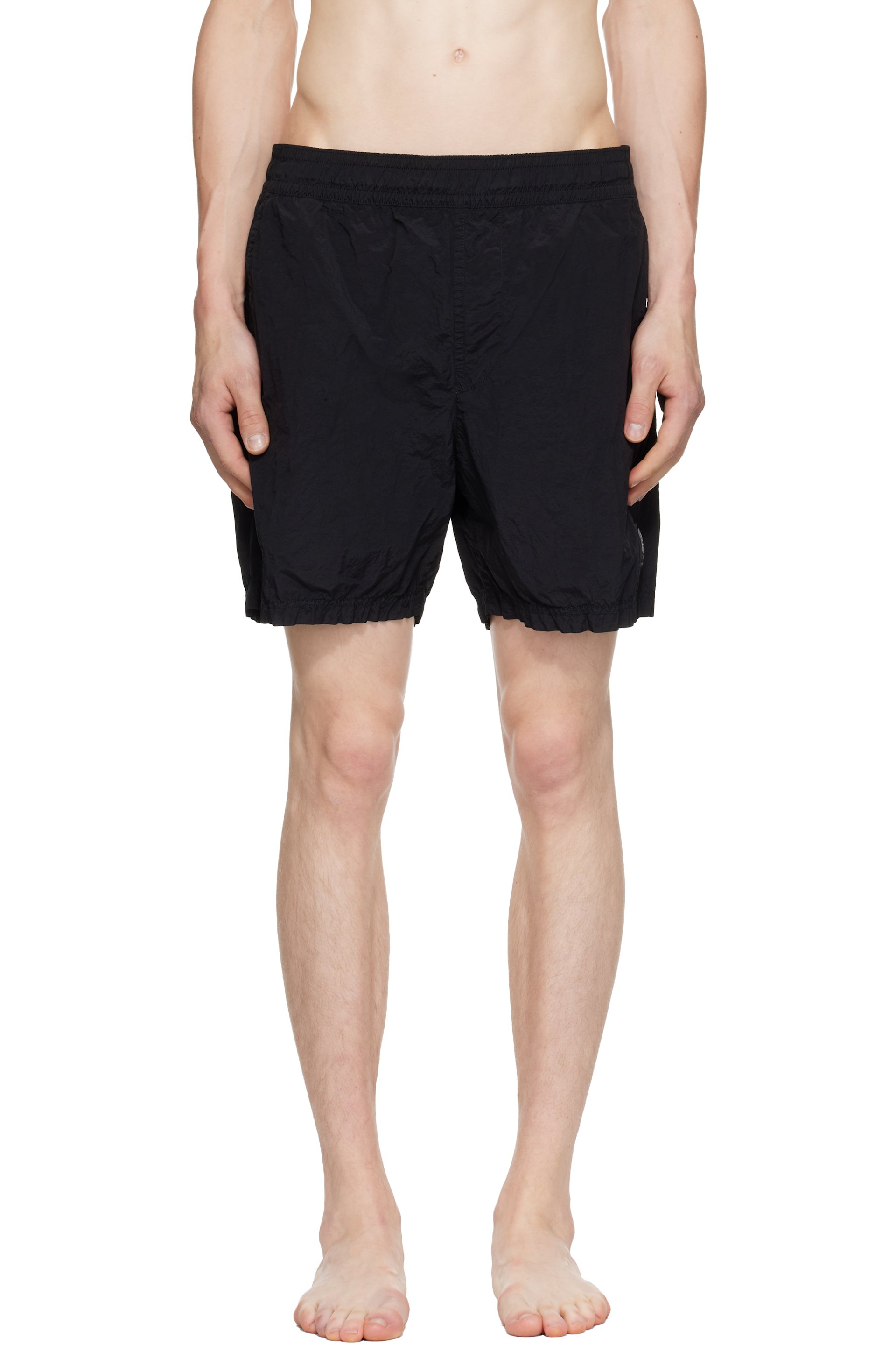 Stone Island - Black B100004 Nylon Metal Econyl Swim Shorts