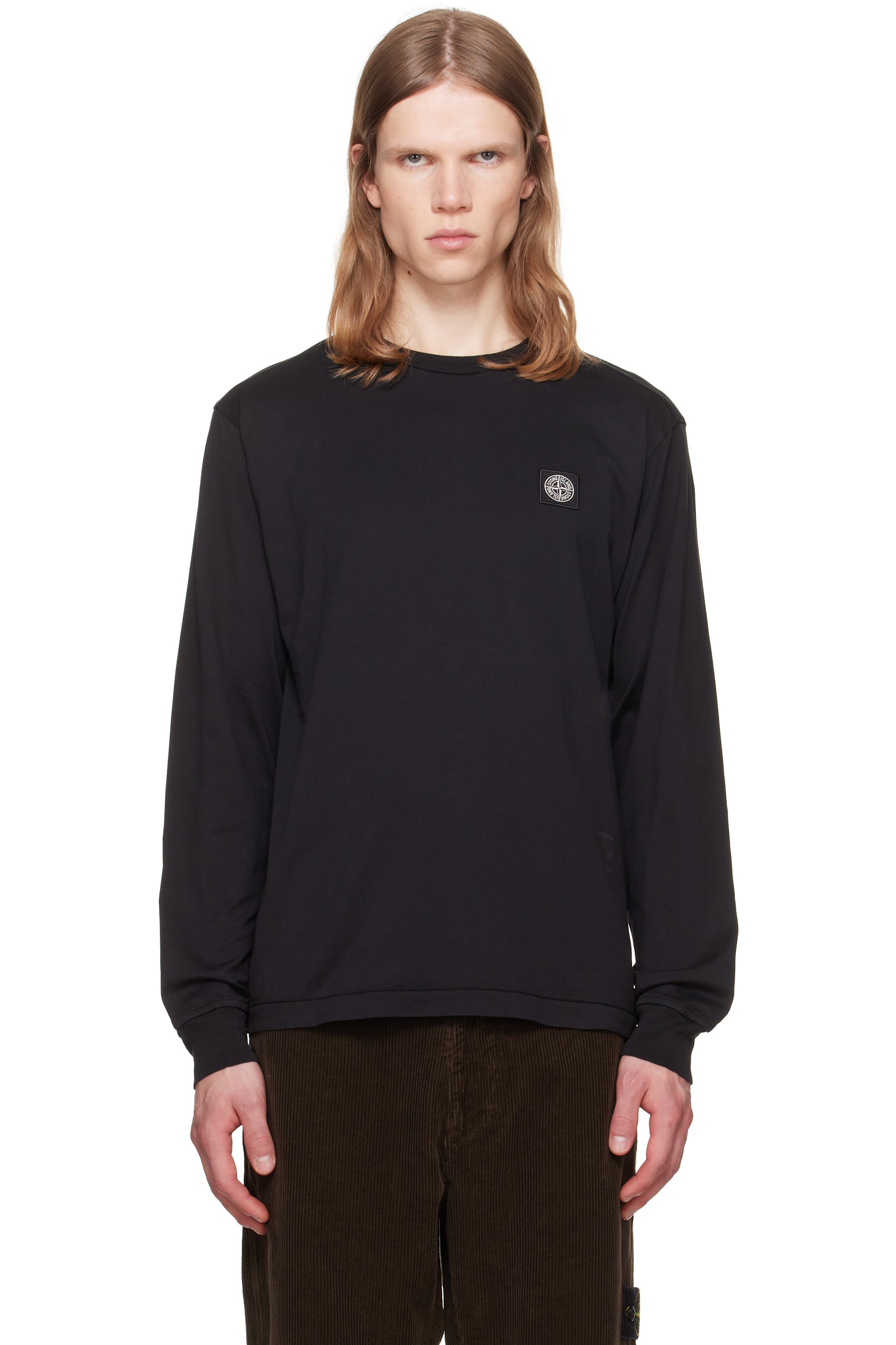 Stone Island - Black 2100007 Organic Cotton Jersey T-shirt