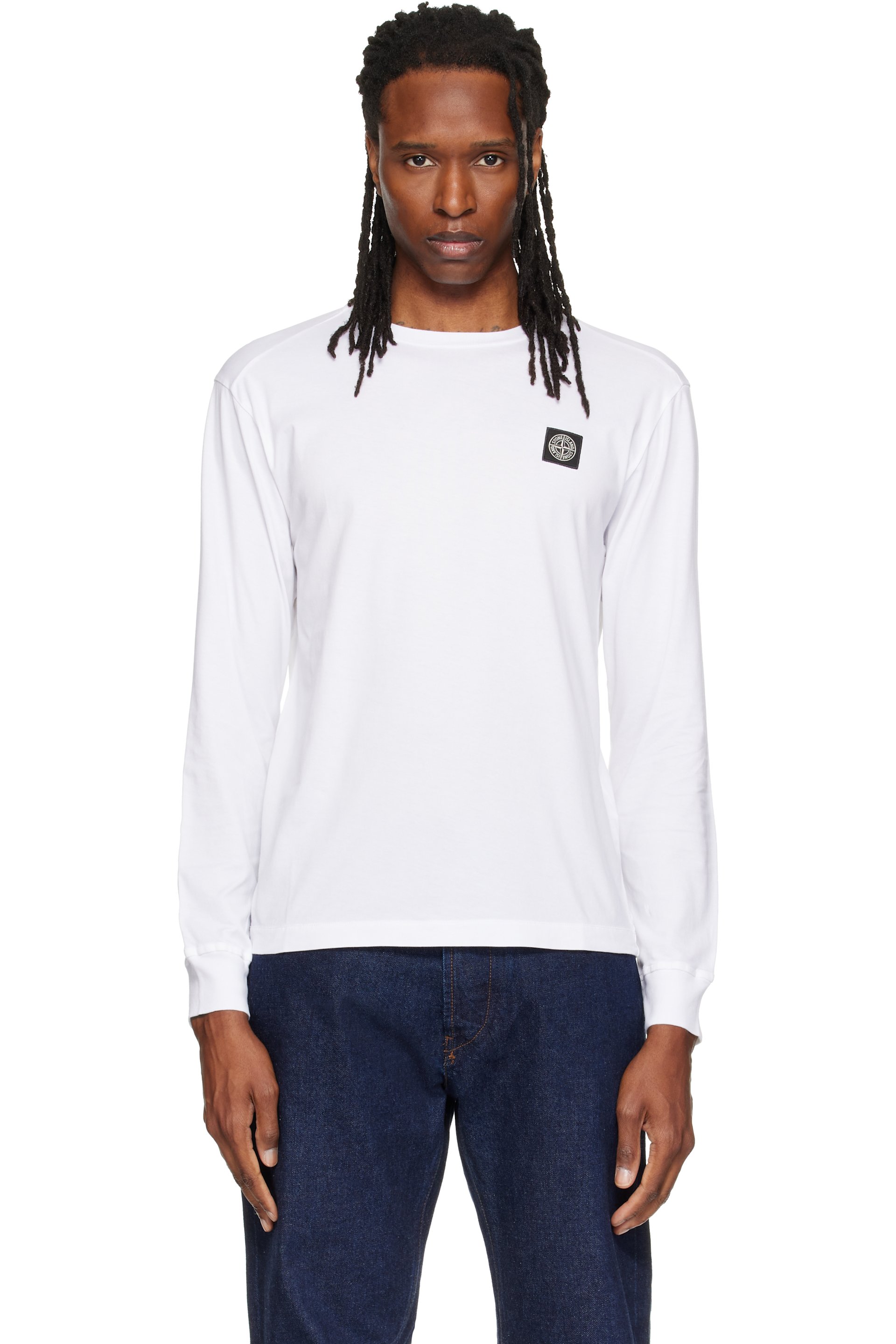 Stone Island - White 2100031 60/2 Cotton Jersey T-shirt