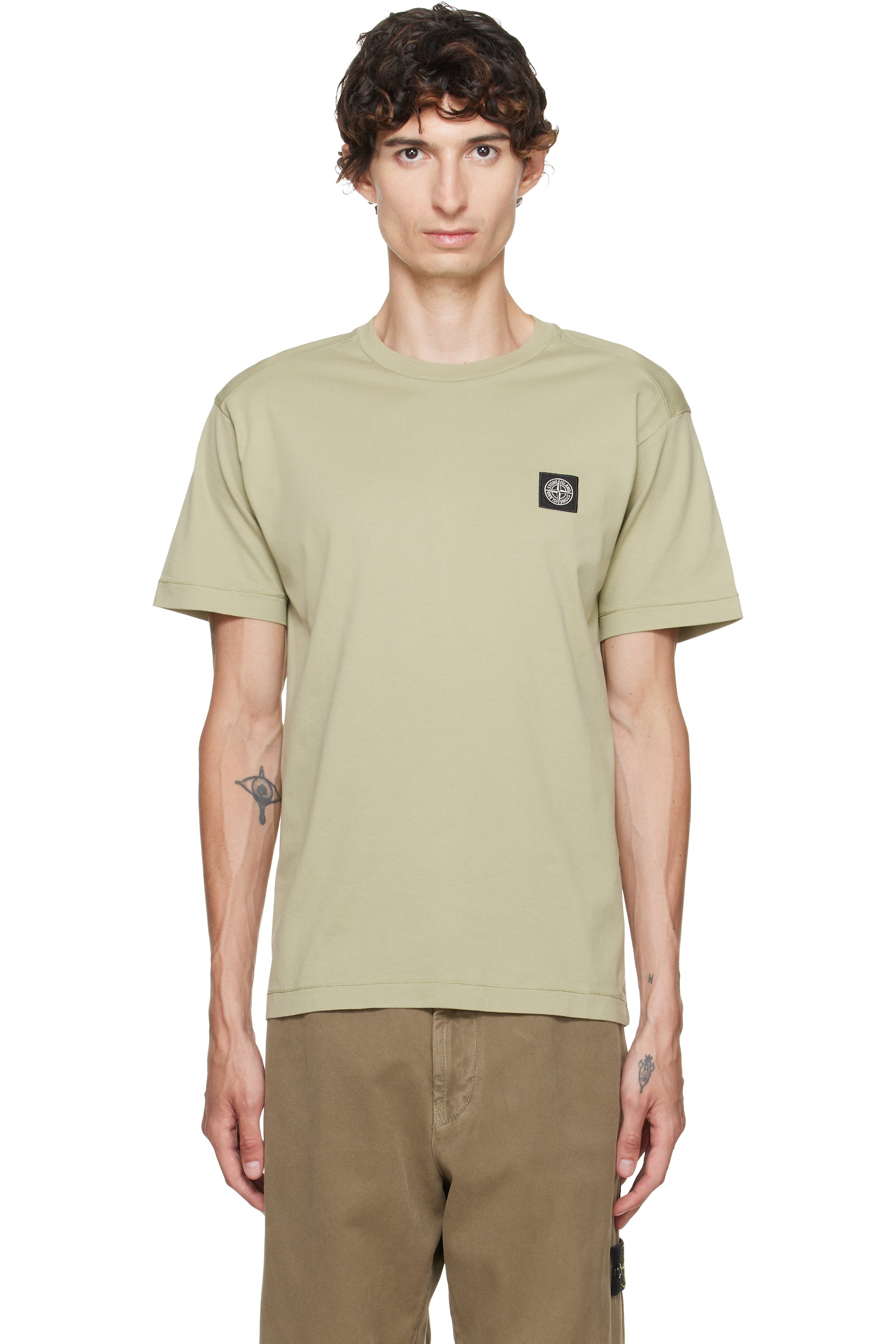Stone Island - Green 2100027 60/2 Cotton Jersey T-shirt